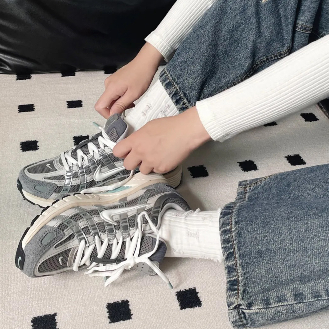 NIKE P-6000 礦石灰 灰藍 灰綠 奶油底 復古 男鞋 FN7509-029 / 現貨