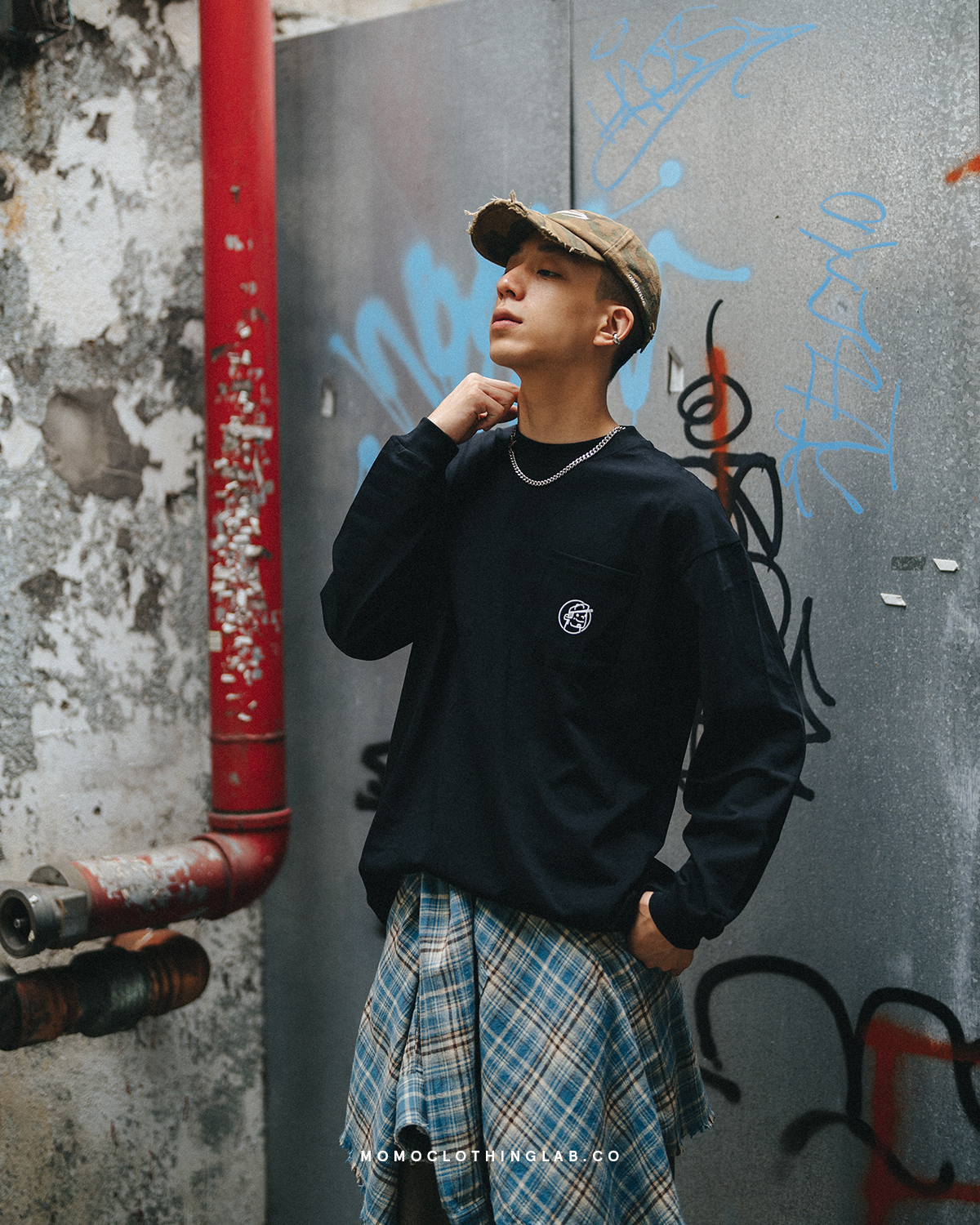 KOTERIE 2Piece Pocket Long-Sleeves Tee Pack 口袋加厚長Tee組