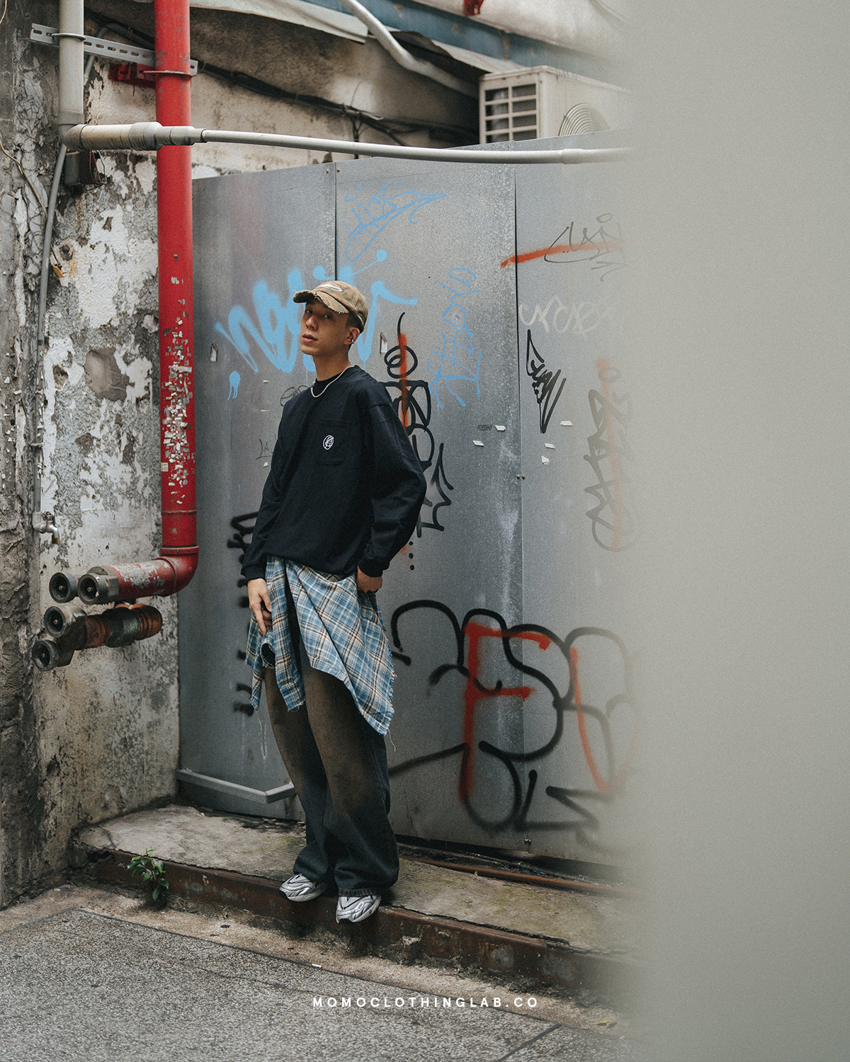 KOTERIE 2Piece Pocket Long-Sleeves Tee Pack 口袋加厚長Tee組