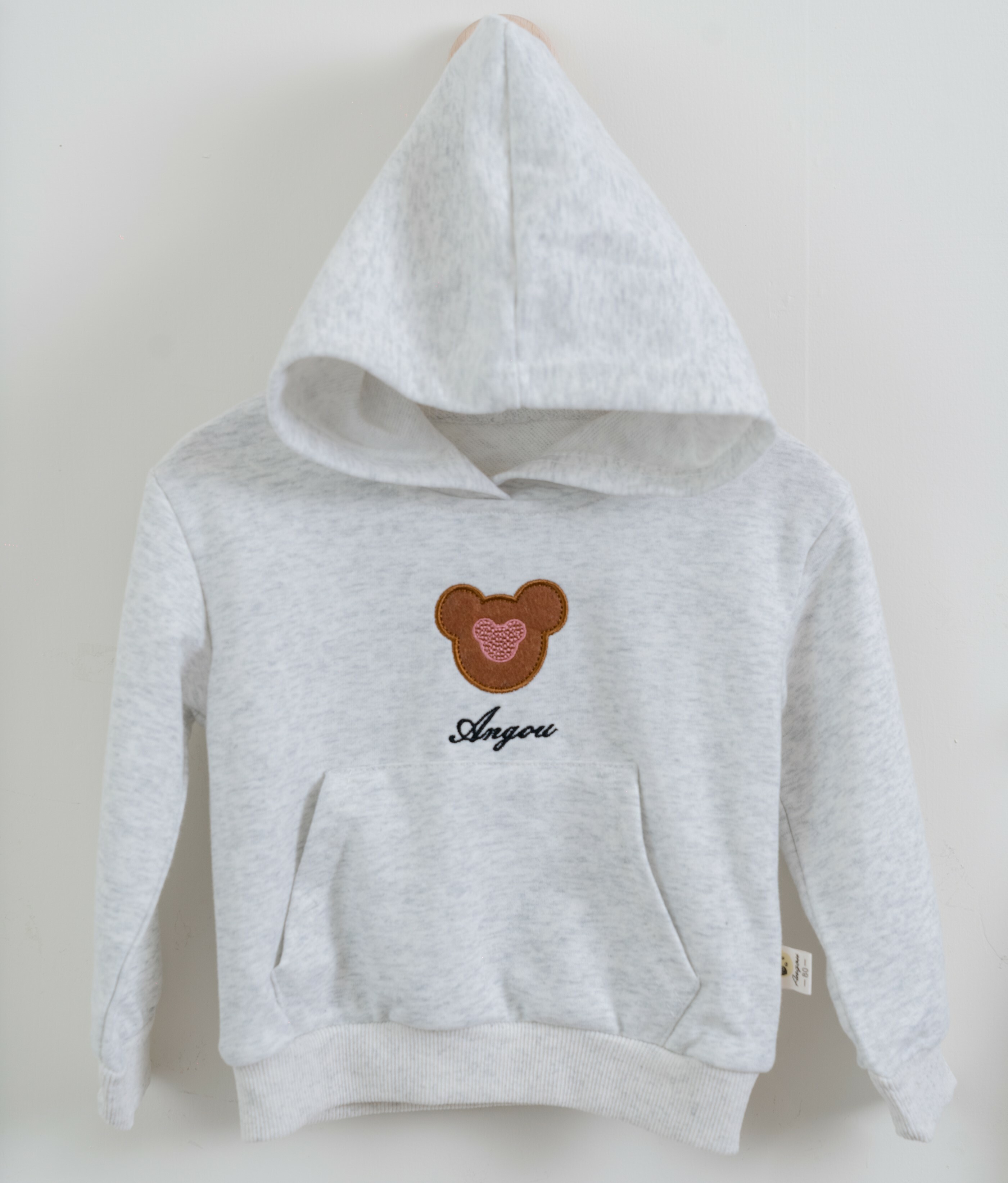 兩件式運動小熊套裝-帽T