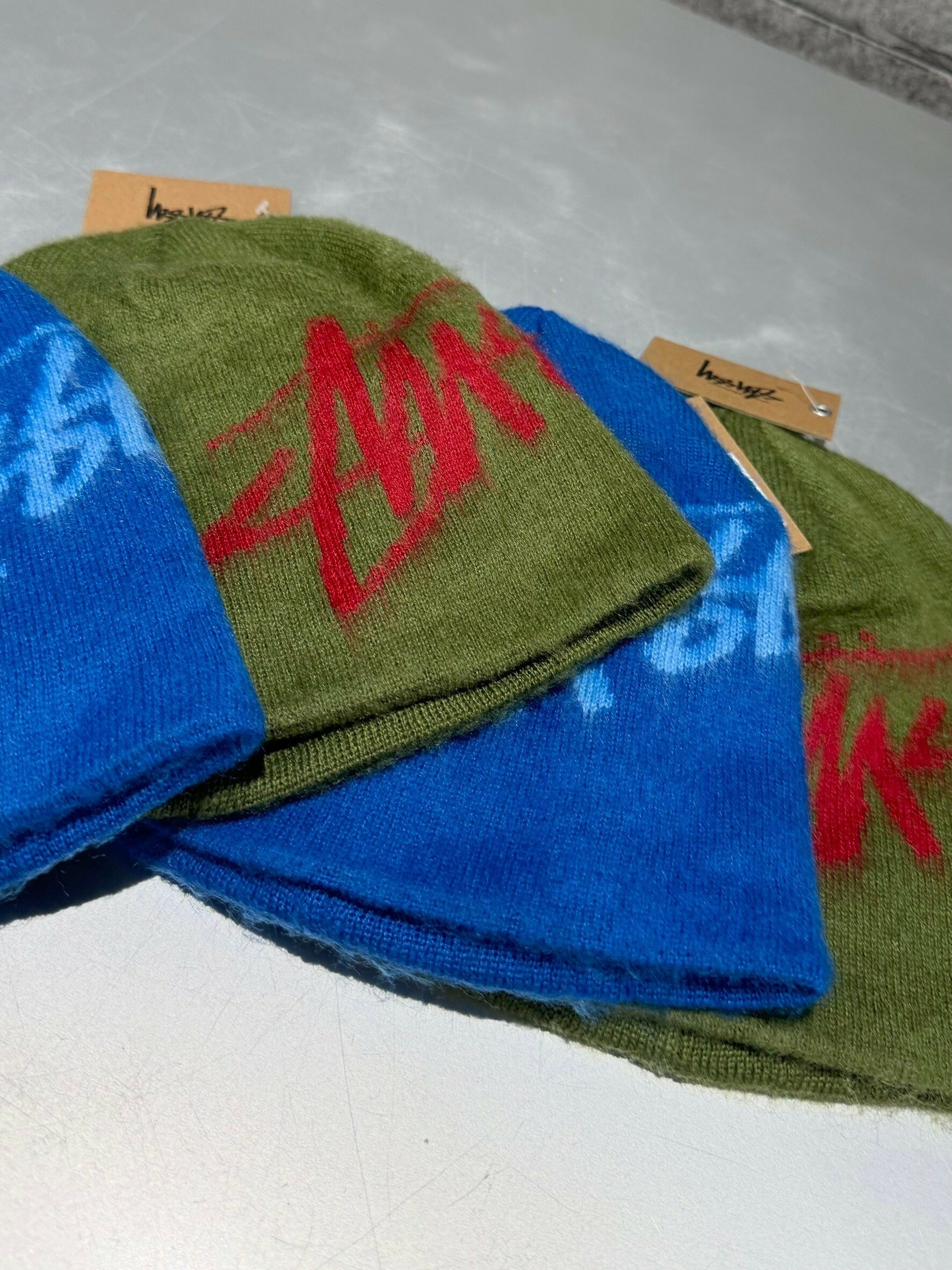 STUSSY BRUSHED OUT STOCK 毛帽