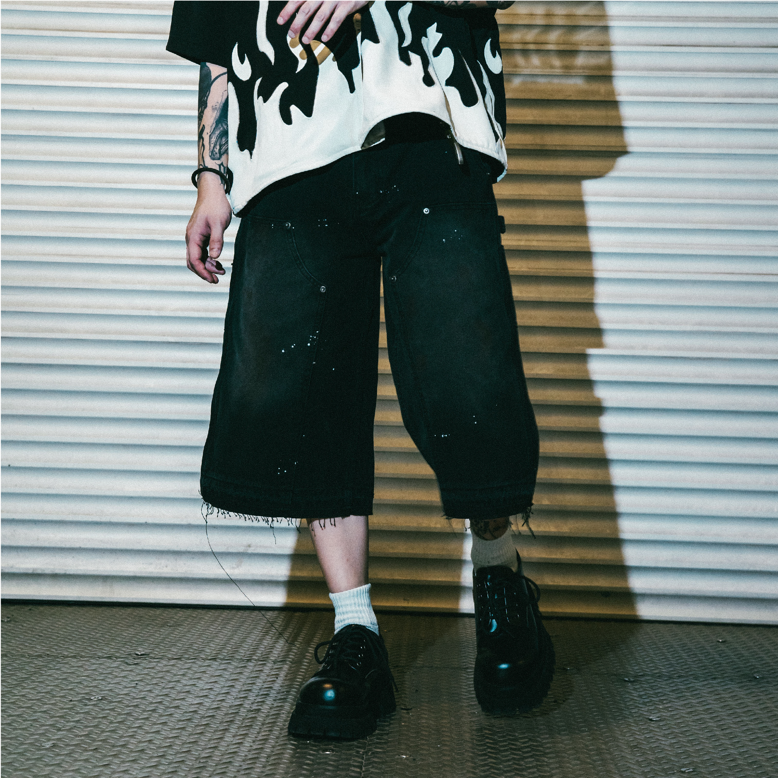 SENSE Capri Double Knee Shorts [M24-08]