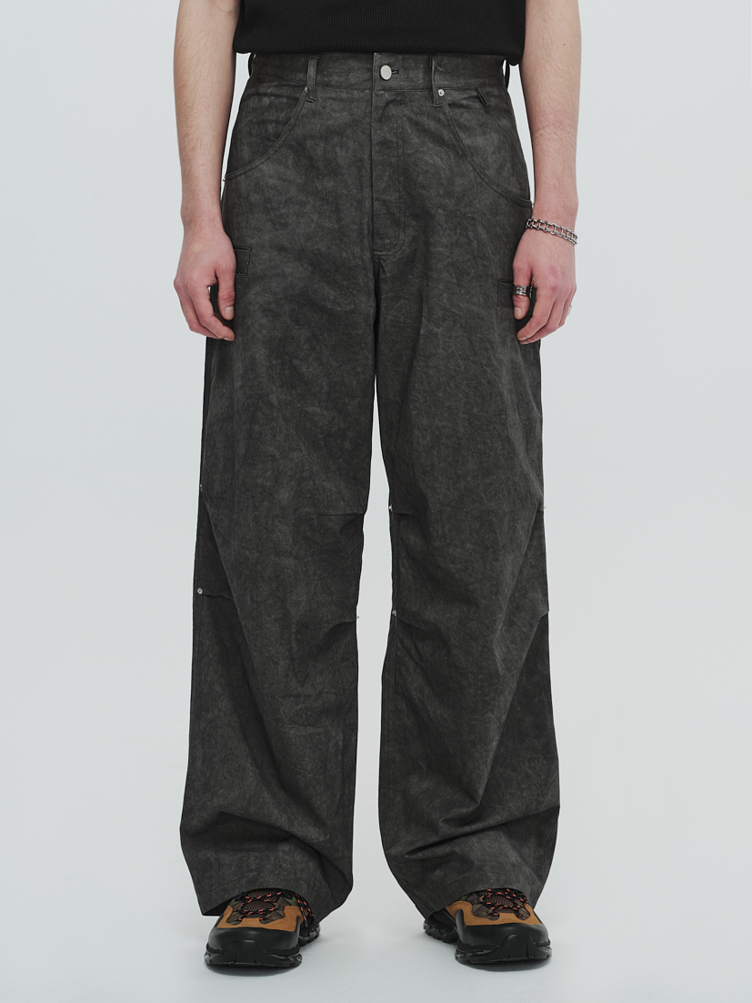 PLATEAU STUDIO / Tucked cargo - Dye black