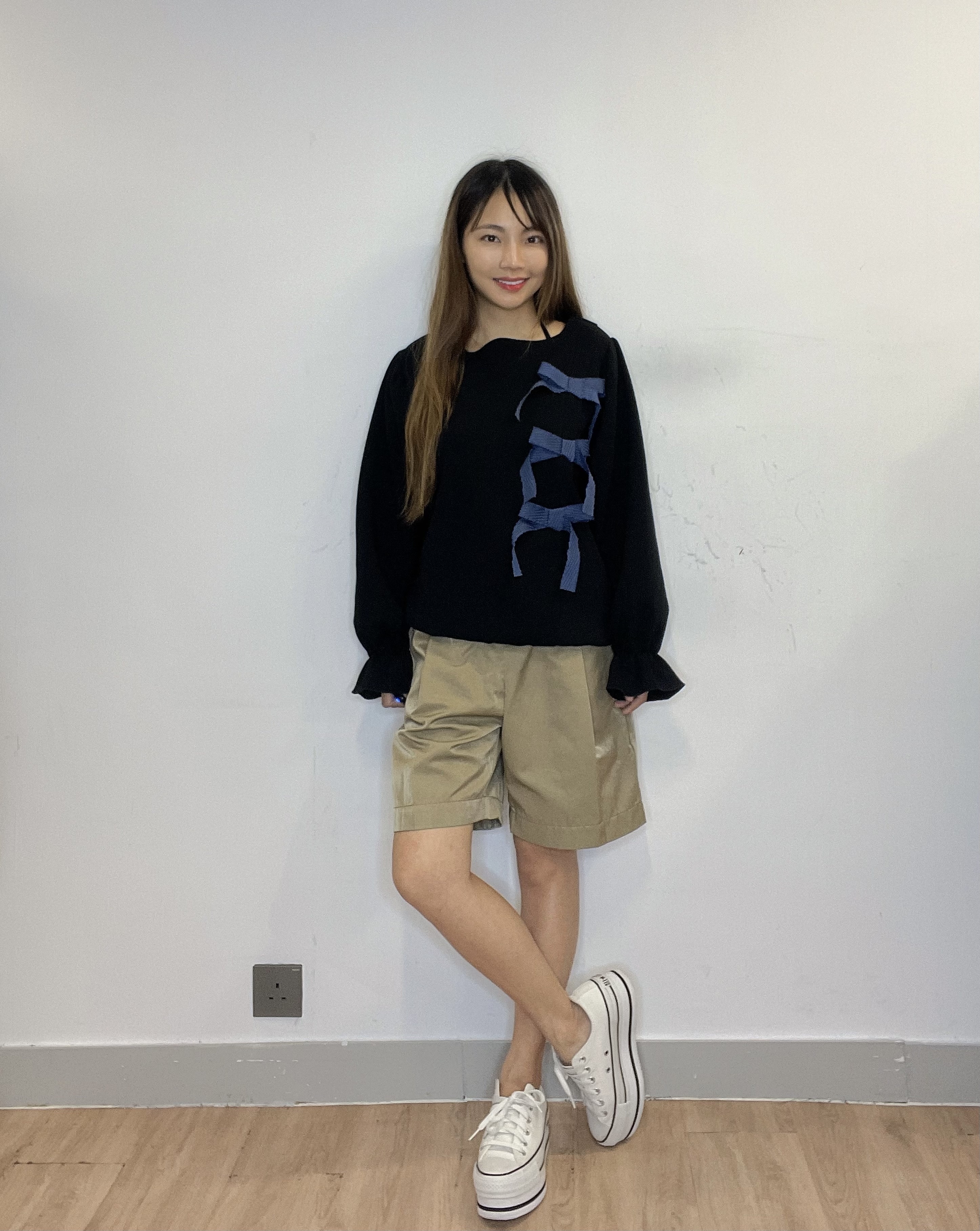 PDD打摺西裝短褲shorts