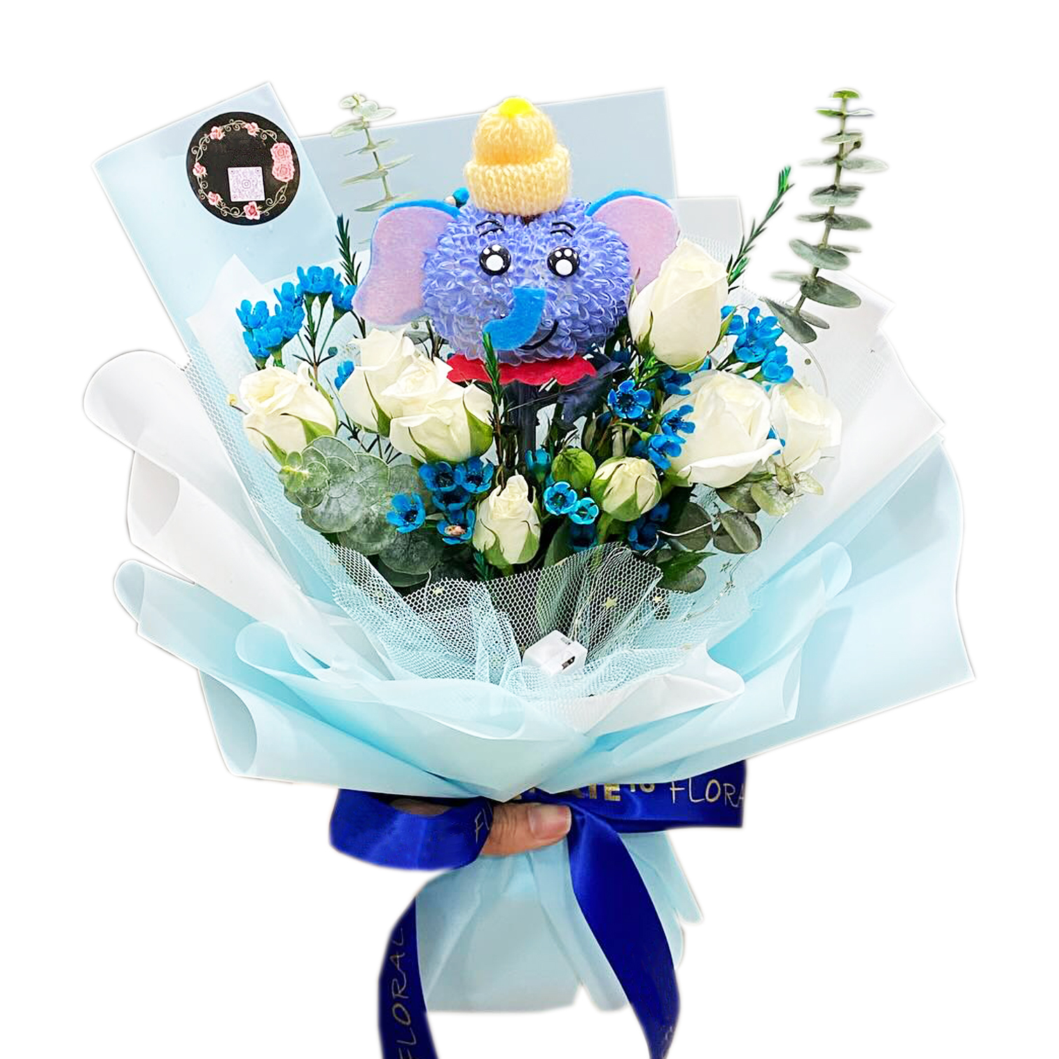 小飛象 乒乓菊花束