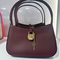 [S] MICHAEL KORS 35T4G1YC1L LYRA LEATHER SM POUCHETTE,OXBLOOD, 197853090255 (SMK1051)