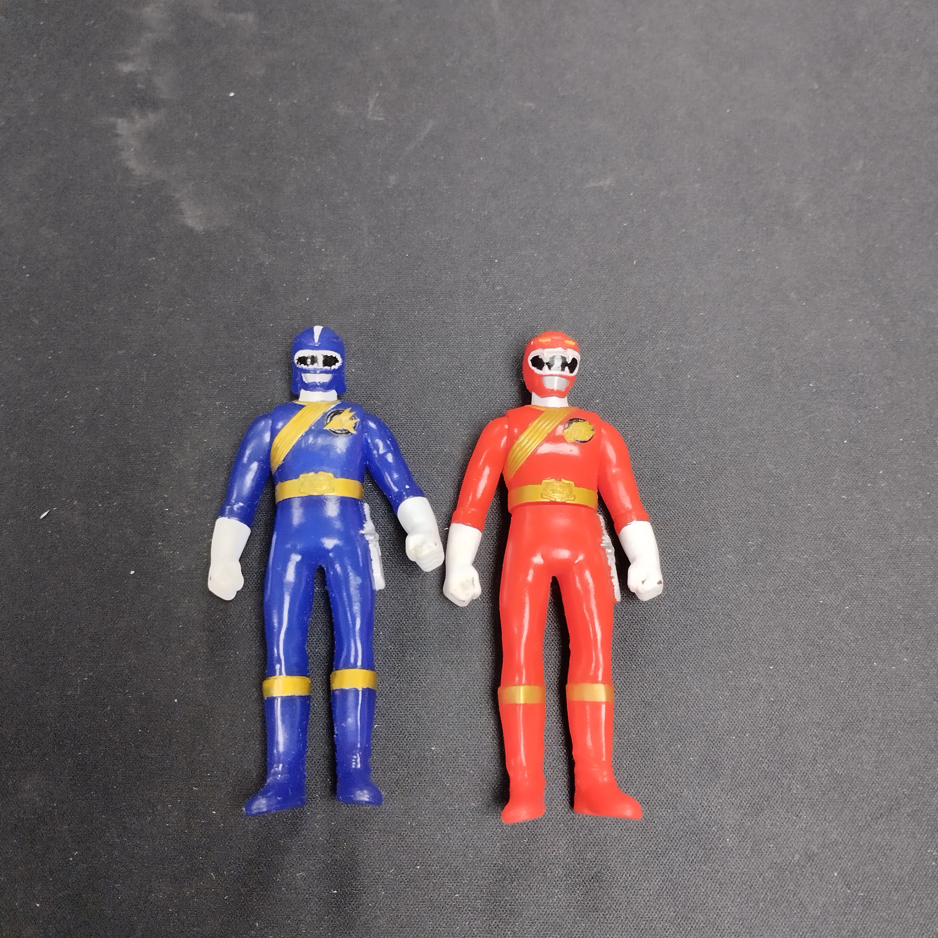 戰隊系列-牙吠紅戰士 藍戰士公仔