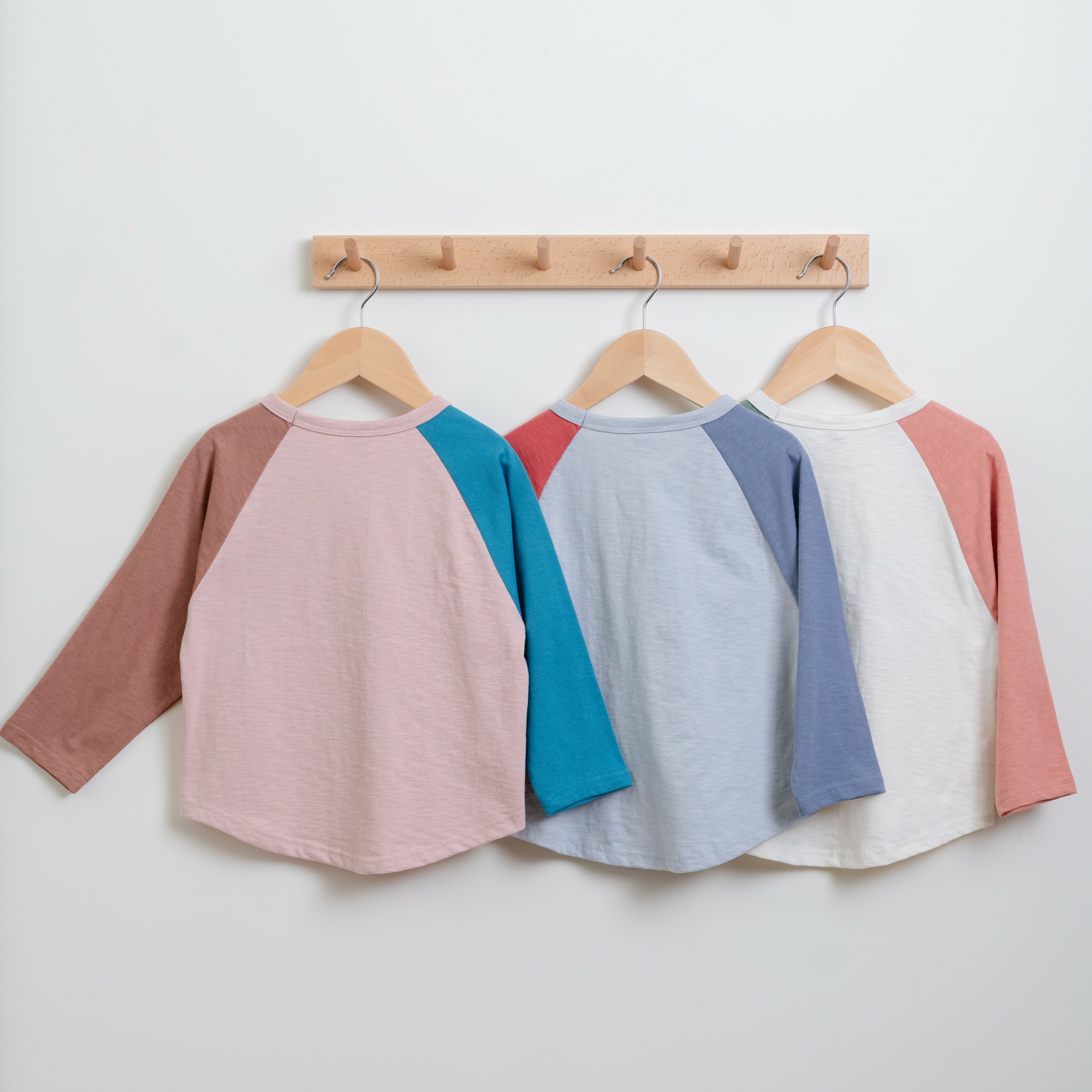 韓國 1st Blue - 秋款童趣動物撞色上衣（三款）