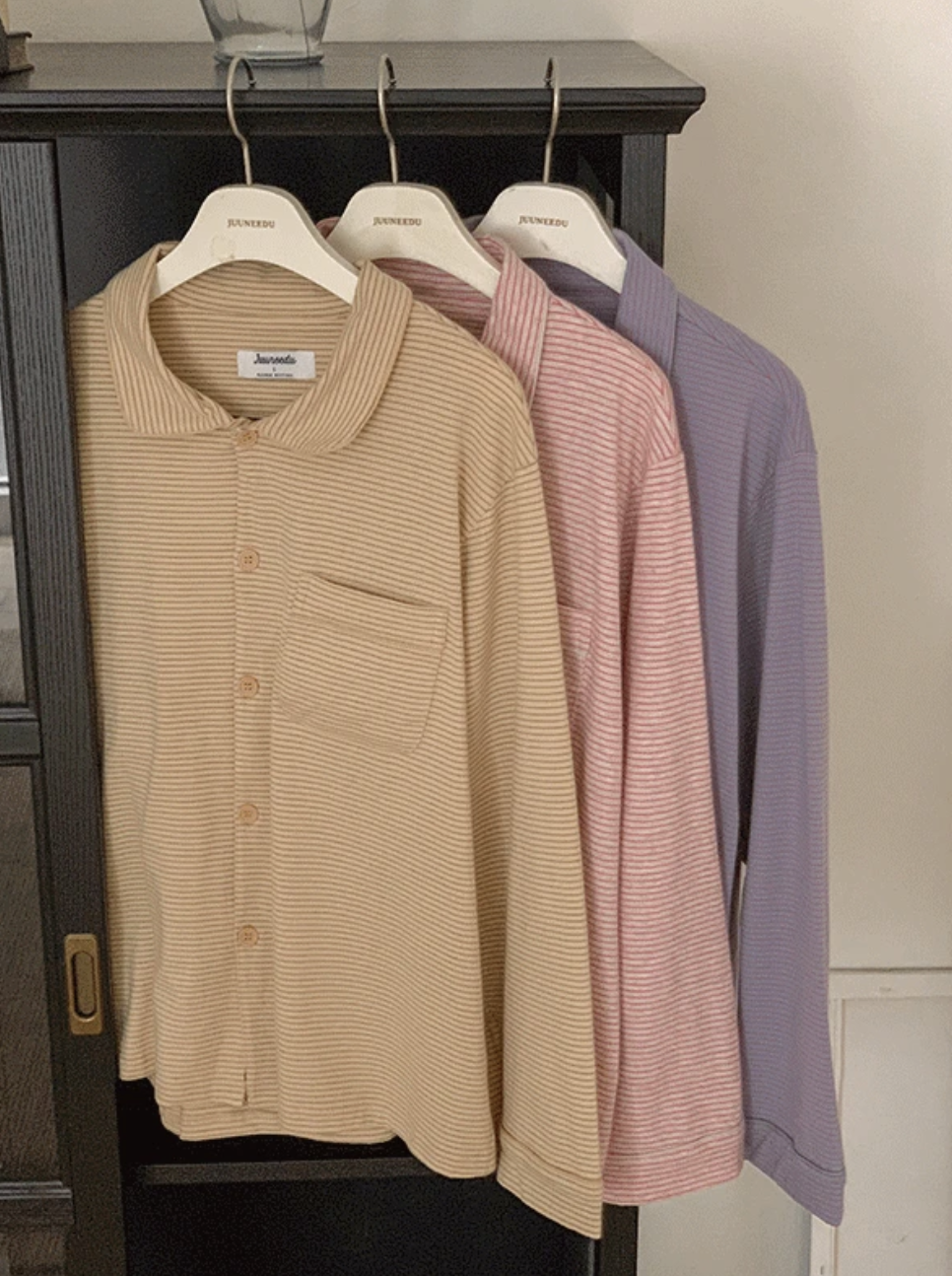 預訂｜Juuneedu Butterring Stripe Pajamas Set (3 COLOR)