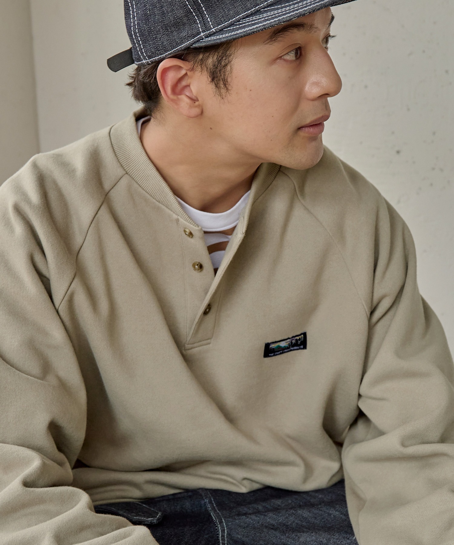 日牌 The Craft Crew Products Heavyweight Functional Henley Sweatshirt [CCPls589]