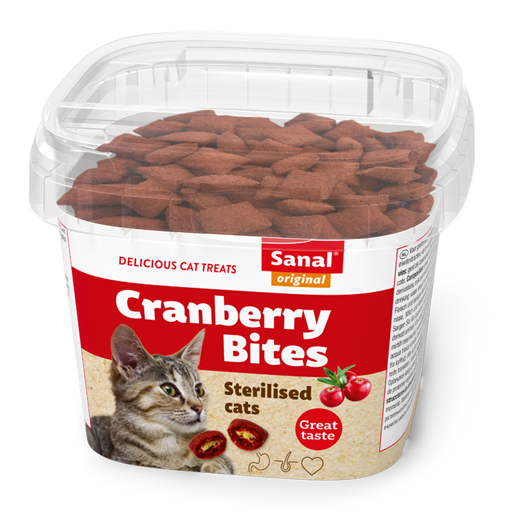 荷蘭 Sanal｜Cranberry Bites 泌尿紅莓香脆粒杯 75g
