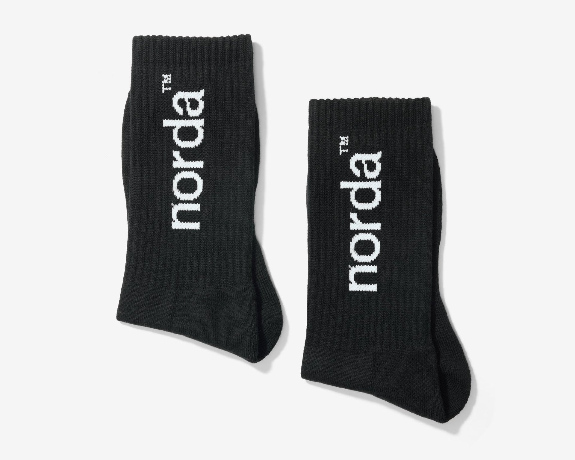 norda｜Retro Sock Black