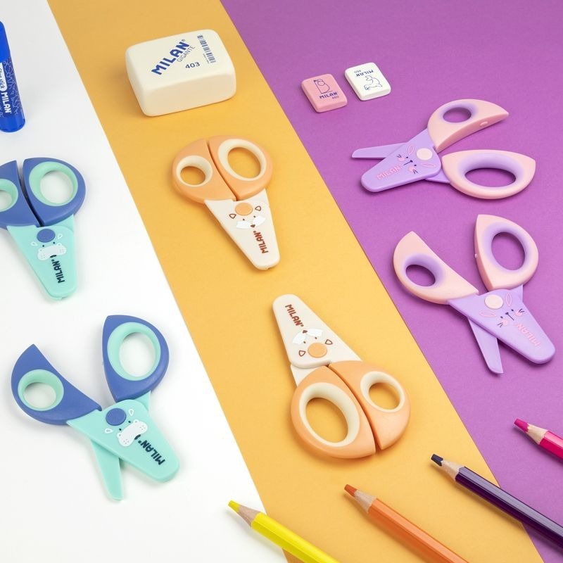 MILAN學齡前的第一把剪刀_小動物系列(3色可選)