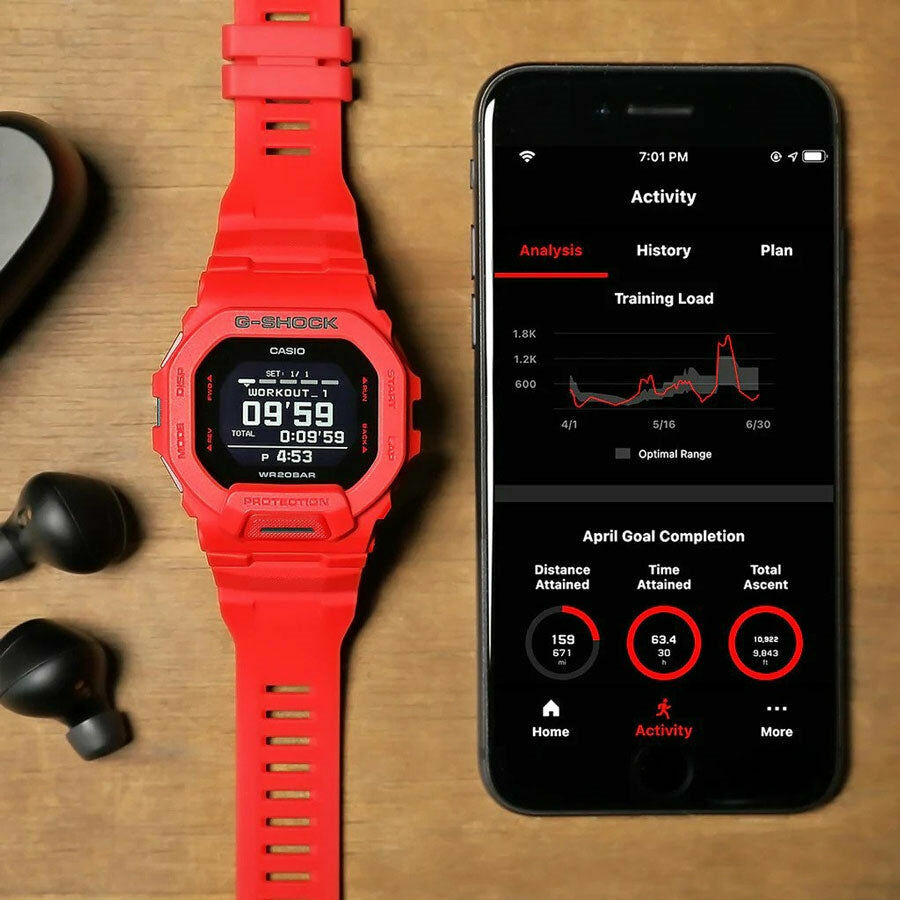 Casio G-Shock GBD-200RD-4 手錶 (香港行貨)