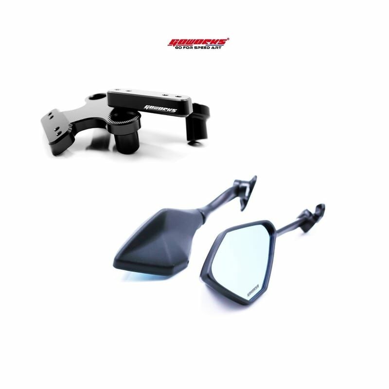 GOWORKS XMAX 300後照鏡前移