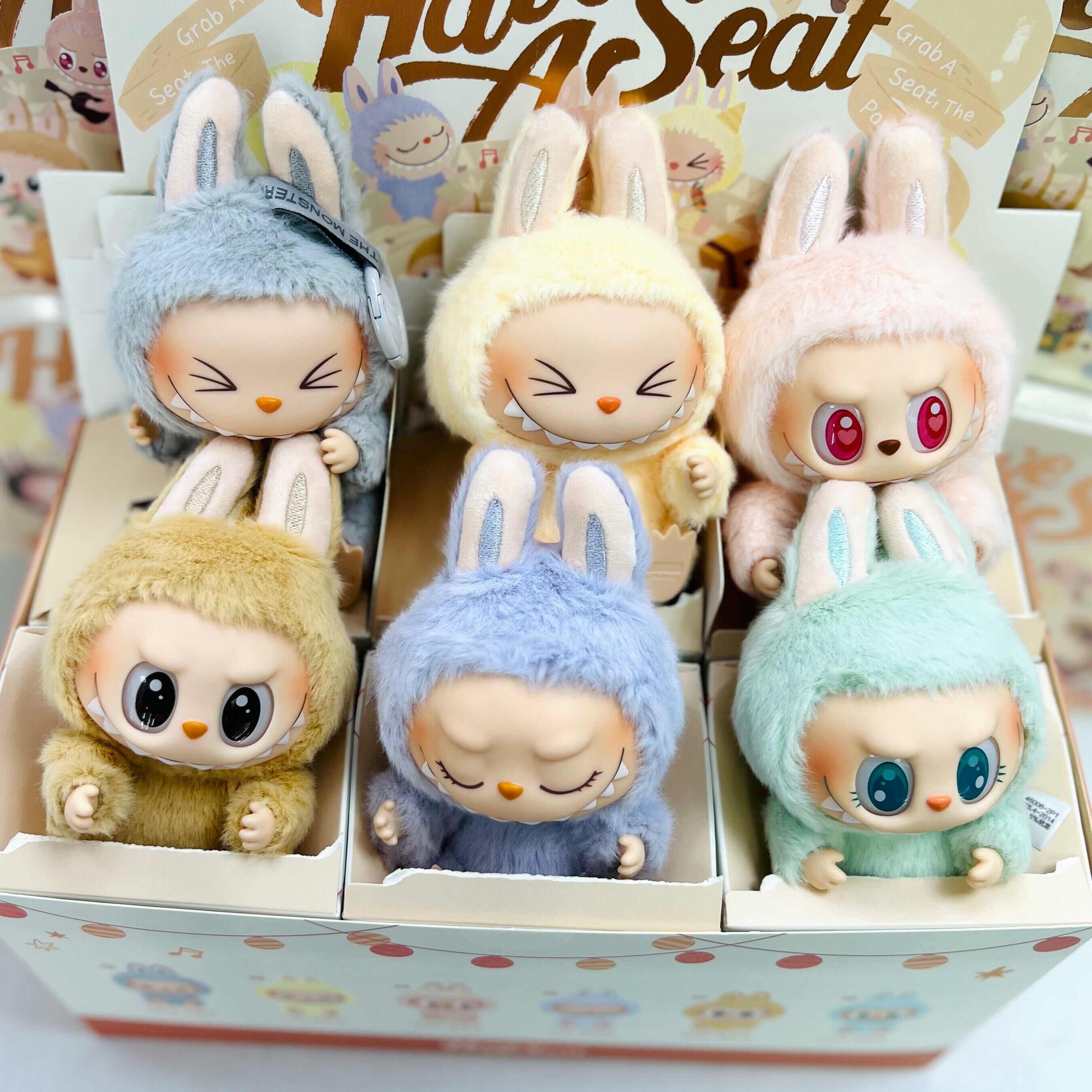 LABUBU The Monster - Have A Seat Vinyl Face Blind Box(P