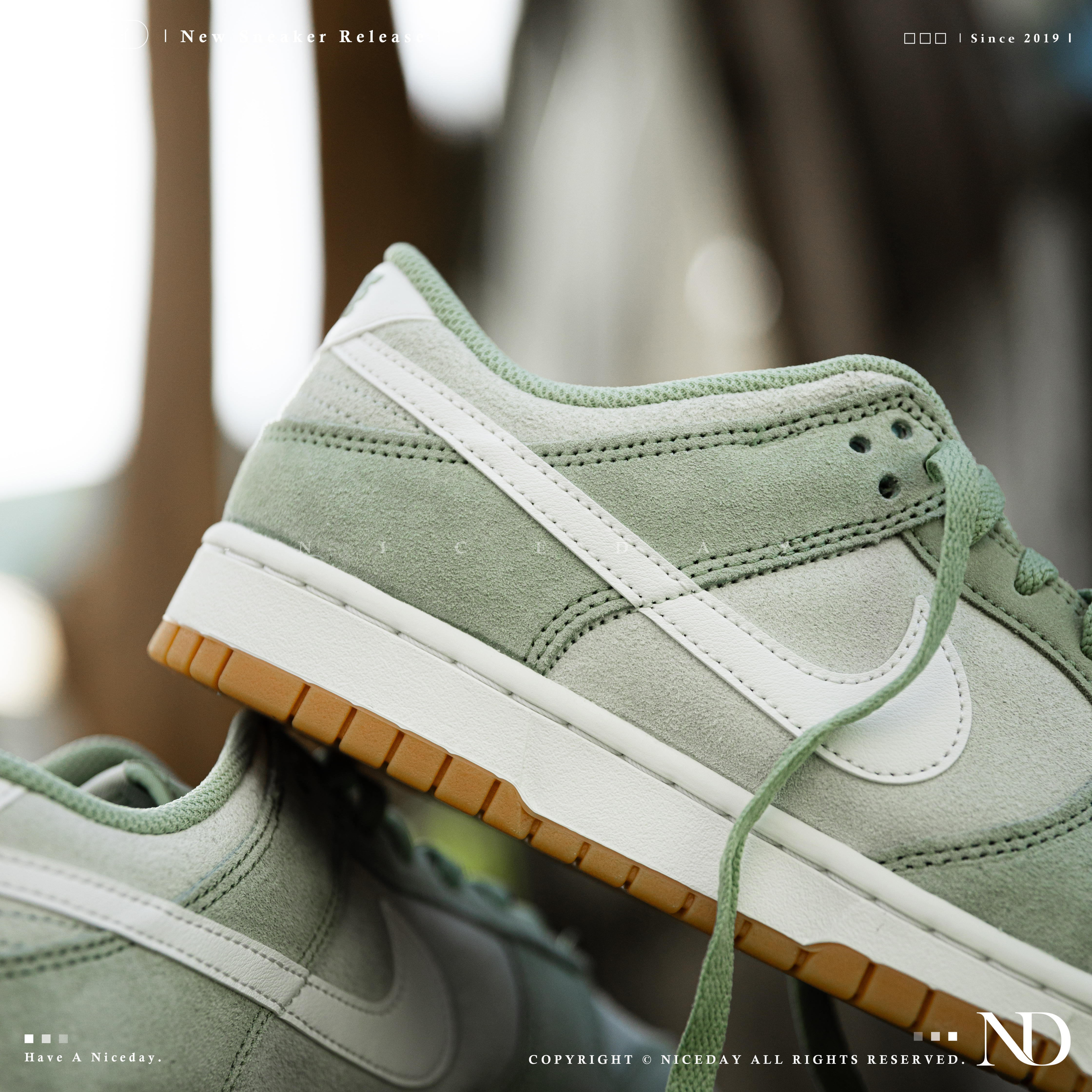 NICEDAY 現貨 Nike Dunk Low Retro SE 淺綠 蘋果綠 綠 膠底 焦糖底 HQ1931-300