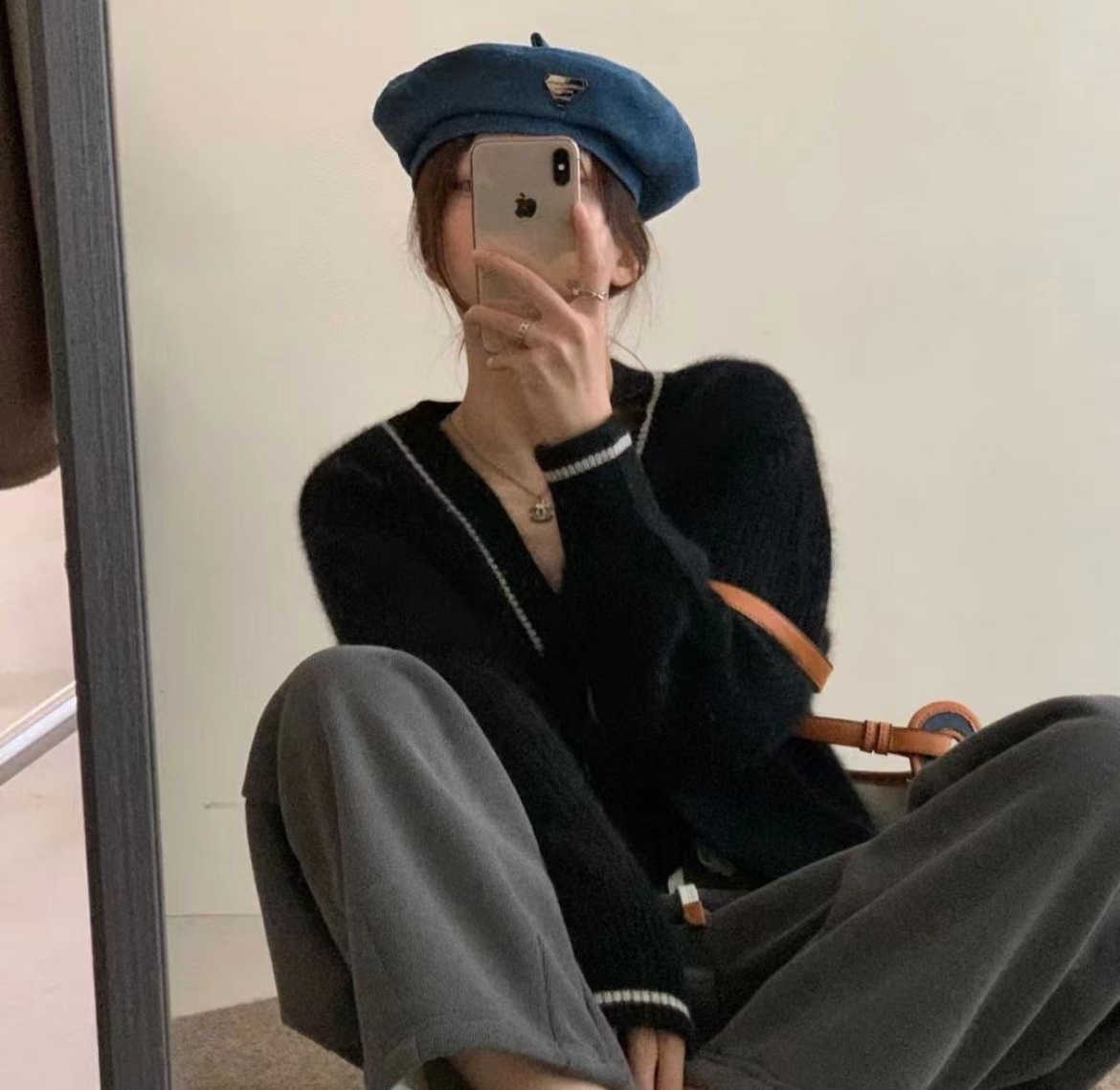 正韓ᴷᴼᴿᴱᴬ 🇰🇷秋冬新款奶fufu寬鬆高級感軟糯風毛衣外套(三色)