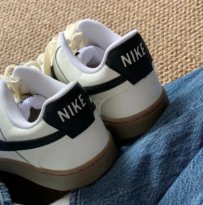 NIKE COURT VISION 1 米白黑 復古焦糖底 男女尺碼