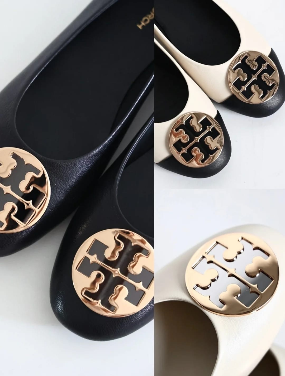 Tory Burch Claire芭蕾舞真皮平底鞋