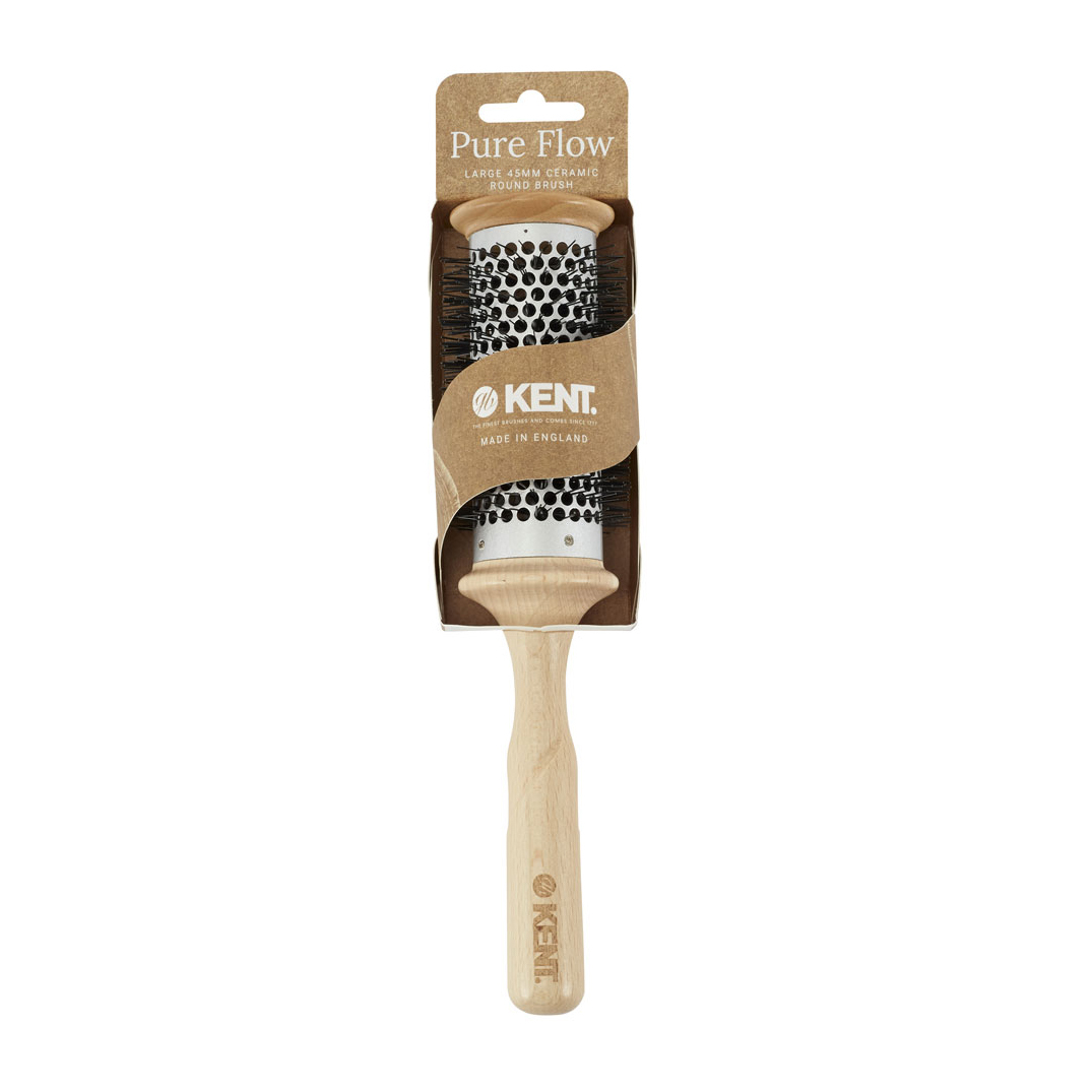 KENT LPF6 Pure Flow Large 45mm Ceramic Round Brush