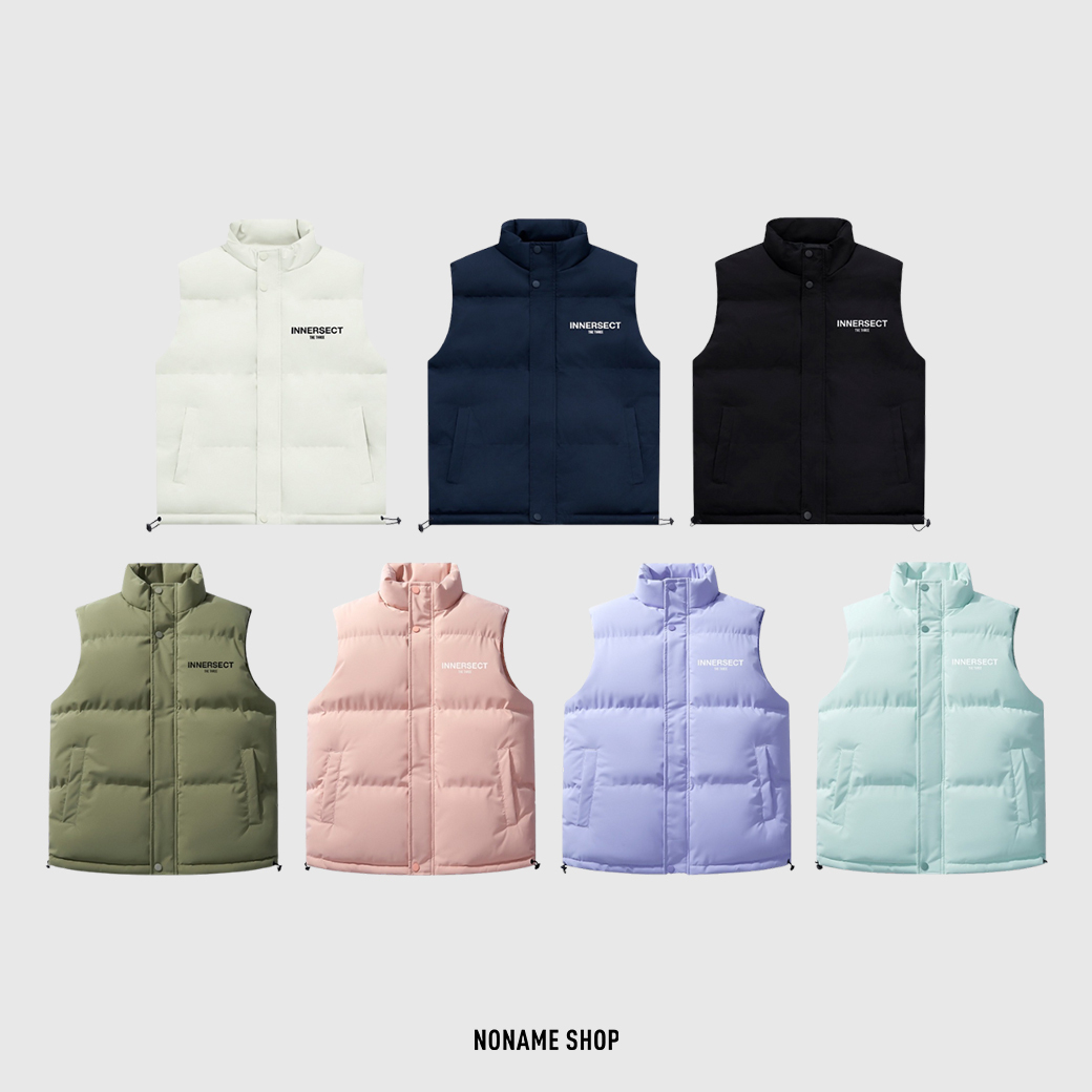 INNERSECT 經典 簡約 立領 羽絨 背心 七色 (男/女款)
