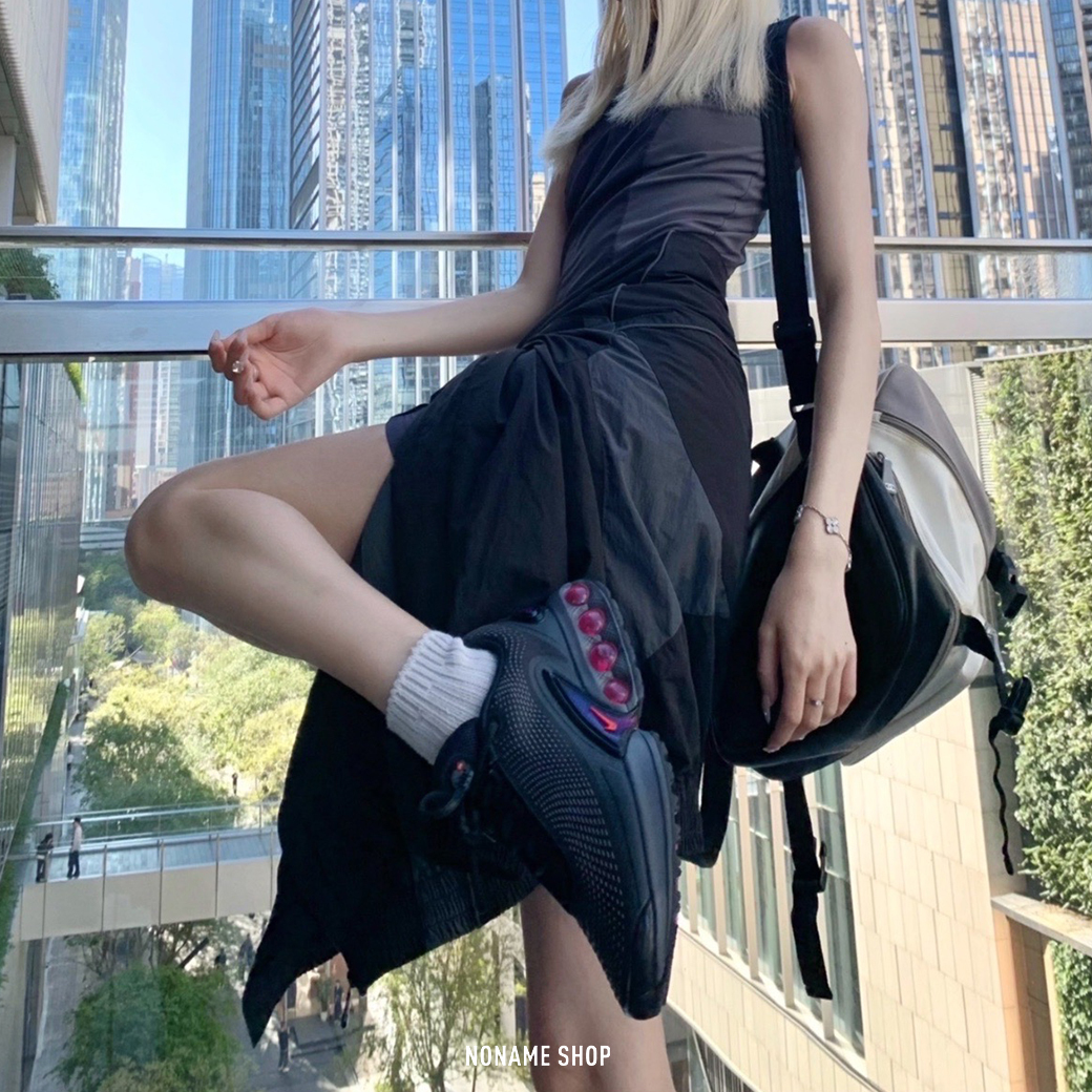 NIKE AIR MAX DN GS 網布 氣墊 休閒鞋 黑粉 (GS/大童)