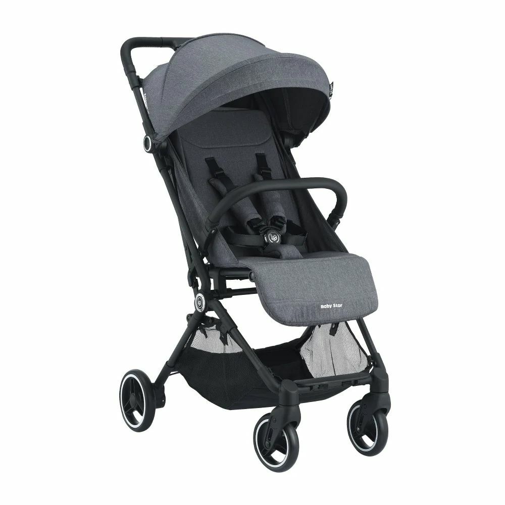 Baby Star Kabronz Stroller - Steel Gray