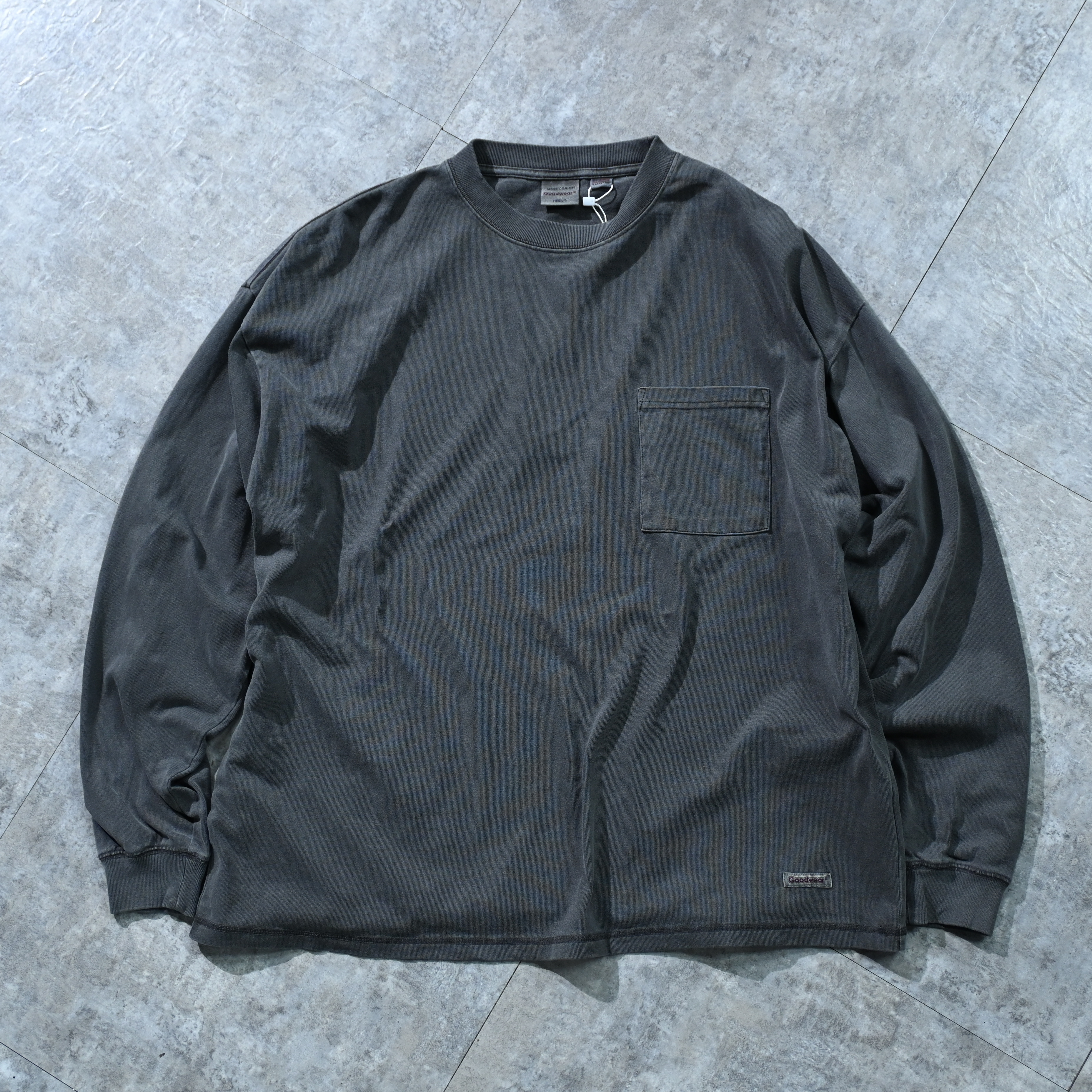 Goodwear Japan USA Cotton Pigment Dyed Super Big Long Tee