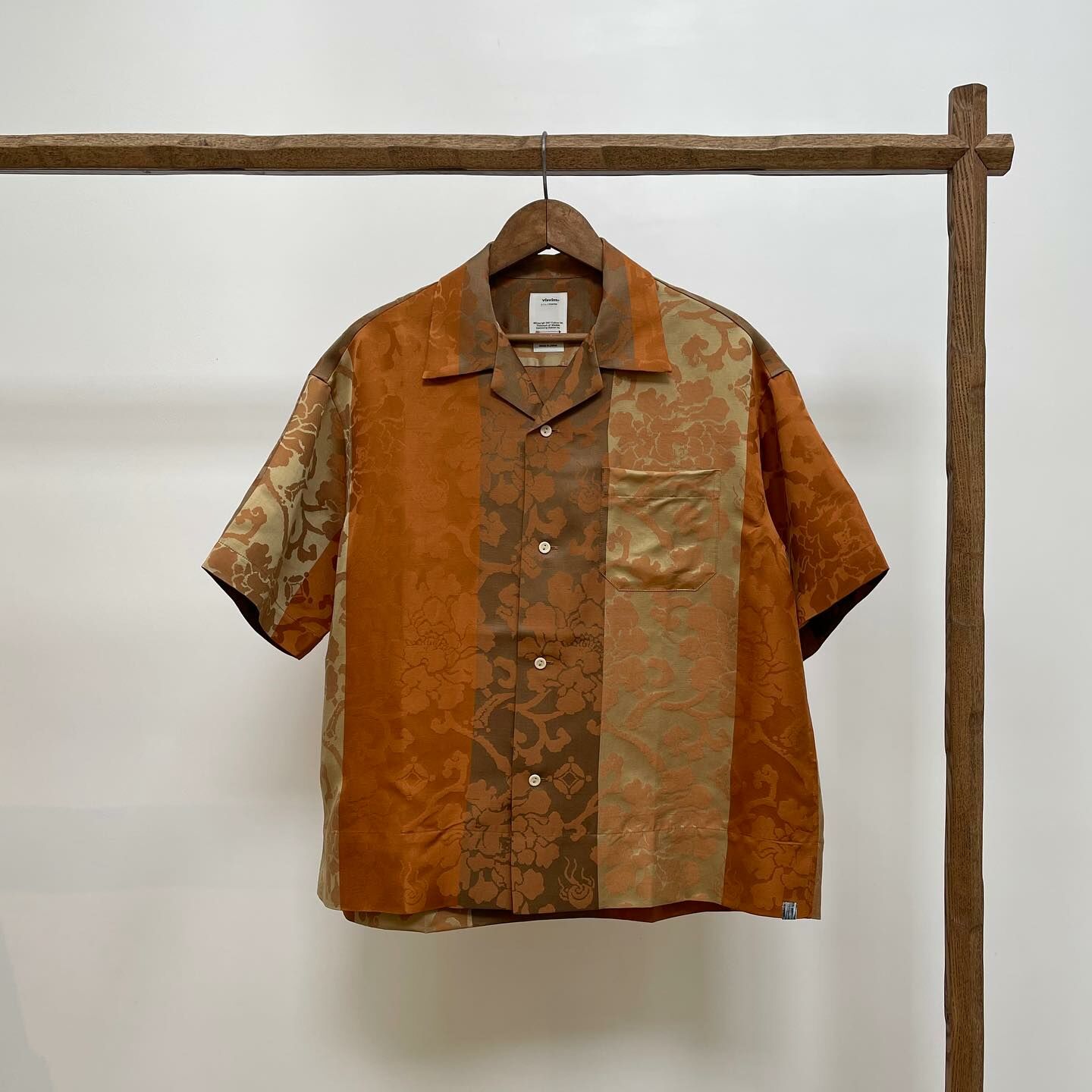 VISVIM COPA SHIRT S/S JACQUARD (SILK) - PRE ORDER ITEM (預訂中)