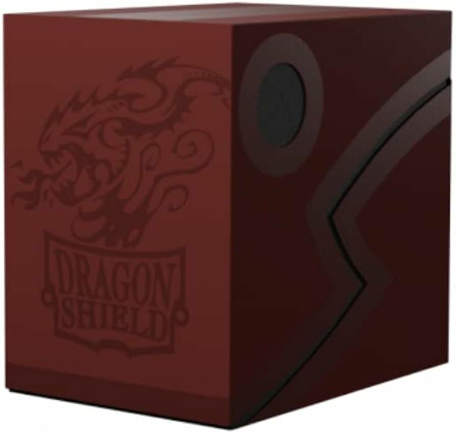 DRAGON SHIELD: Double Shell - Blood Red & Black