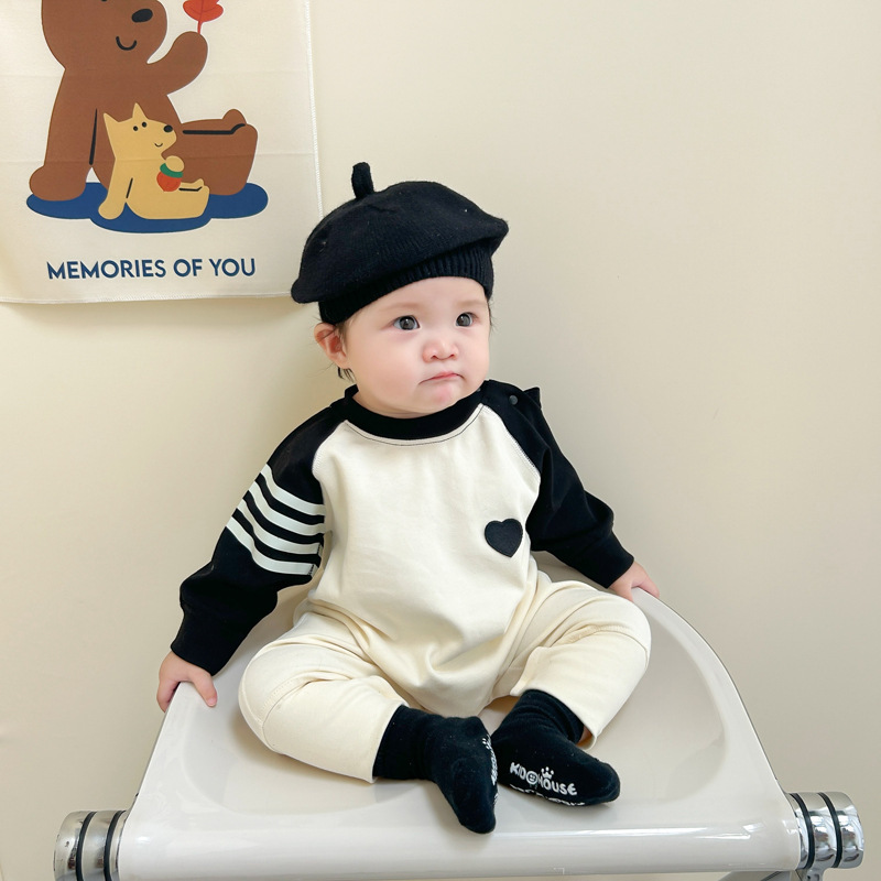 秋款小愛心連身衣-舒服柔軟