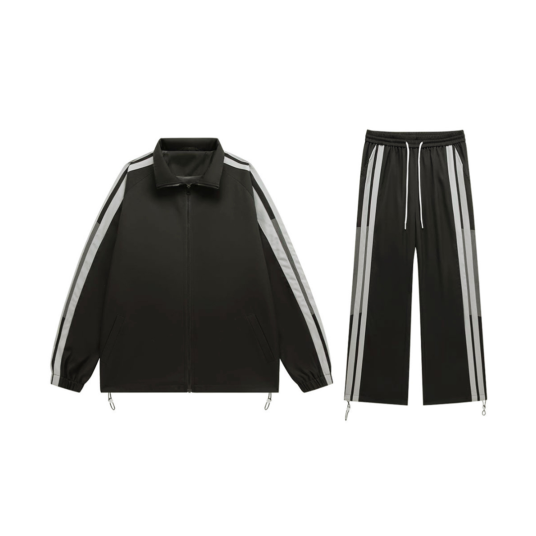 QIAO - 運動風套裝 <兩件組> 風衣+風褲