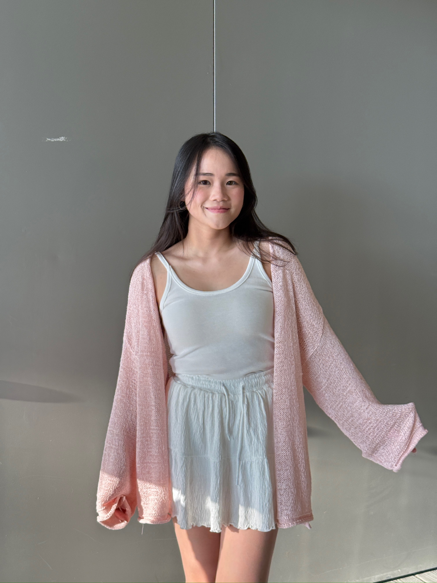 【紙片人達成✔️】2ways！捲捲邊慵懶感開鈕上衣