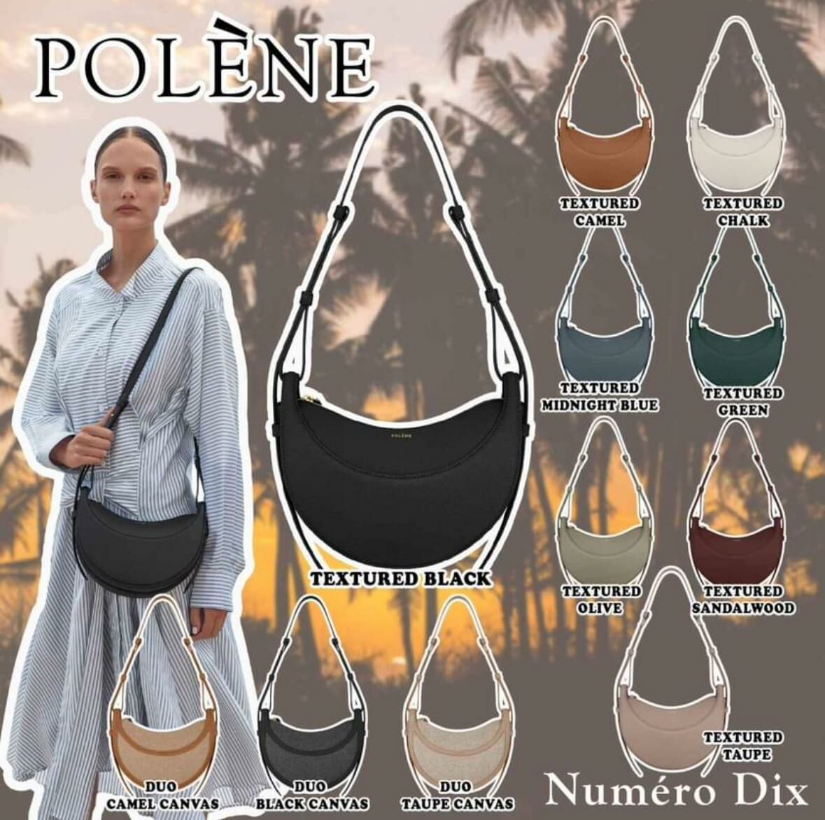 Polène Numéro dix 半月包