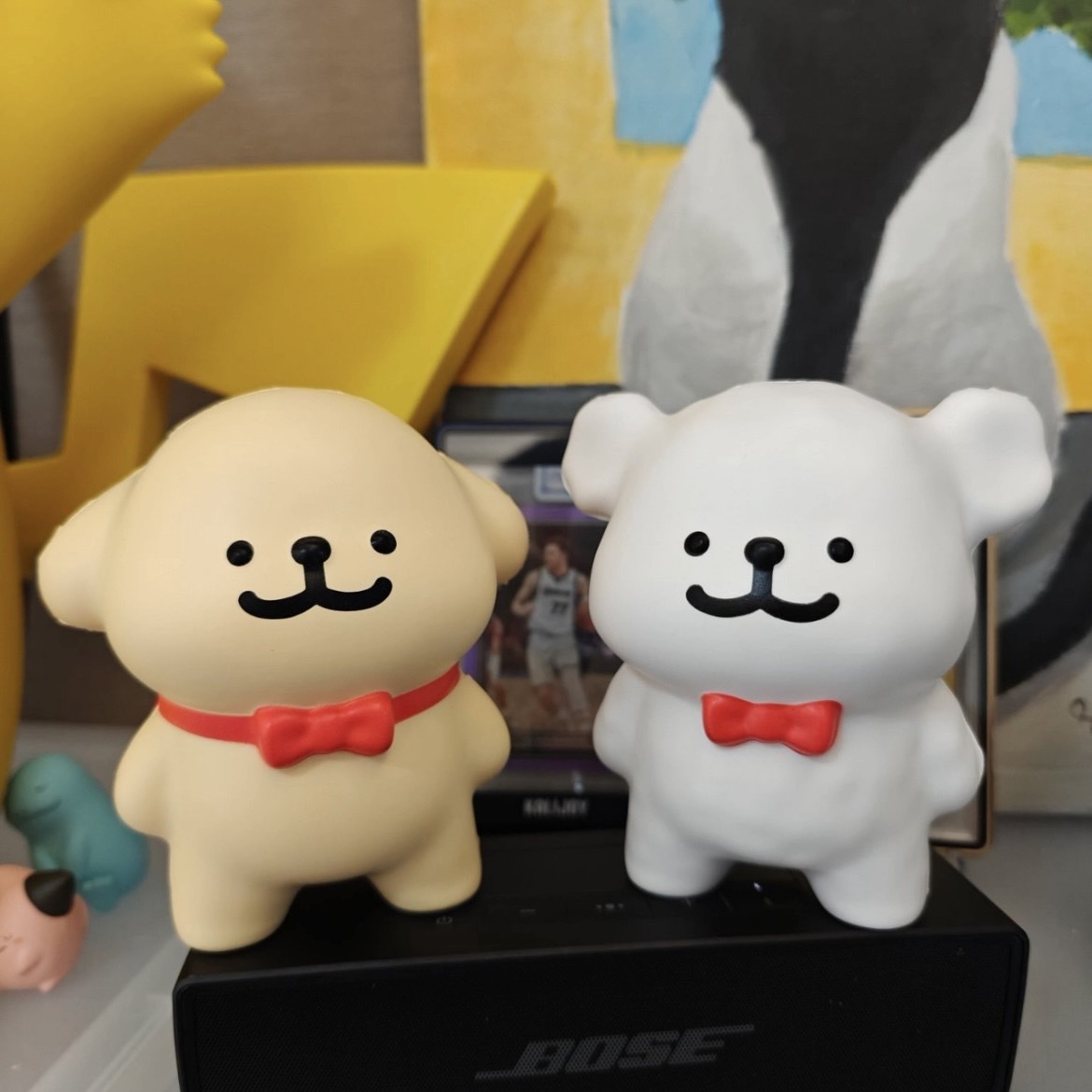 線條小狗 領結款 小金毛 小白 舒壓 解壓 捏捏樂/預購