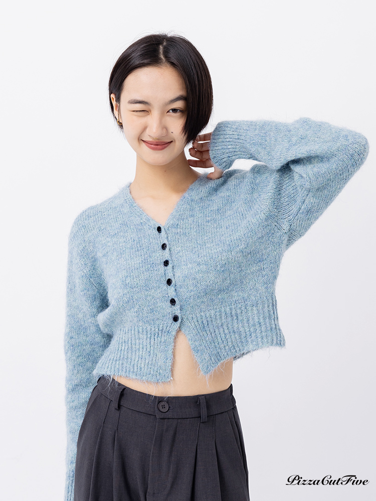 混色針織外套 PizzaCutFive PCF243415010