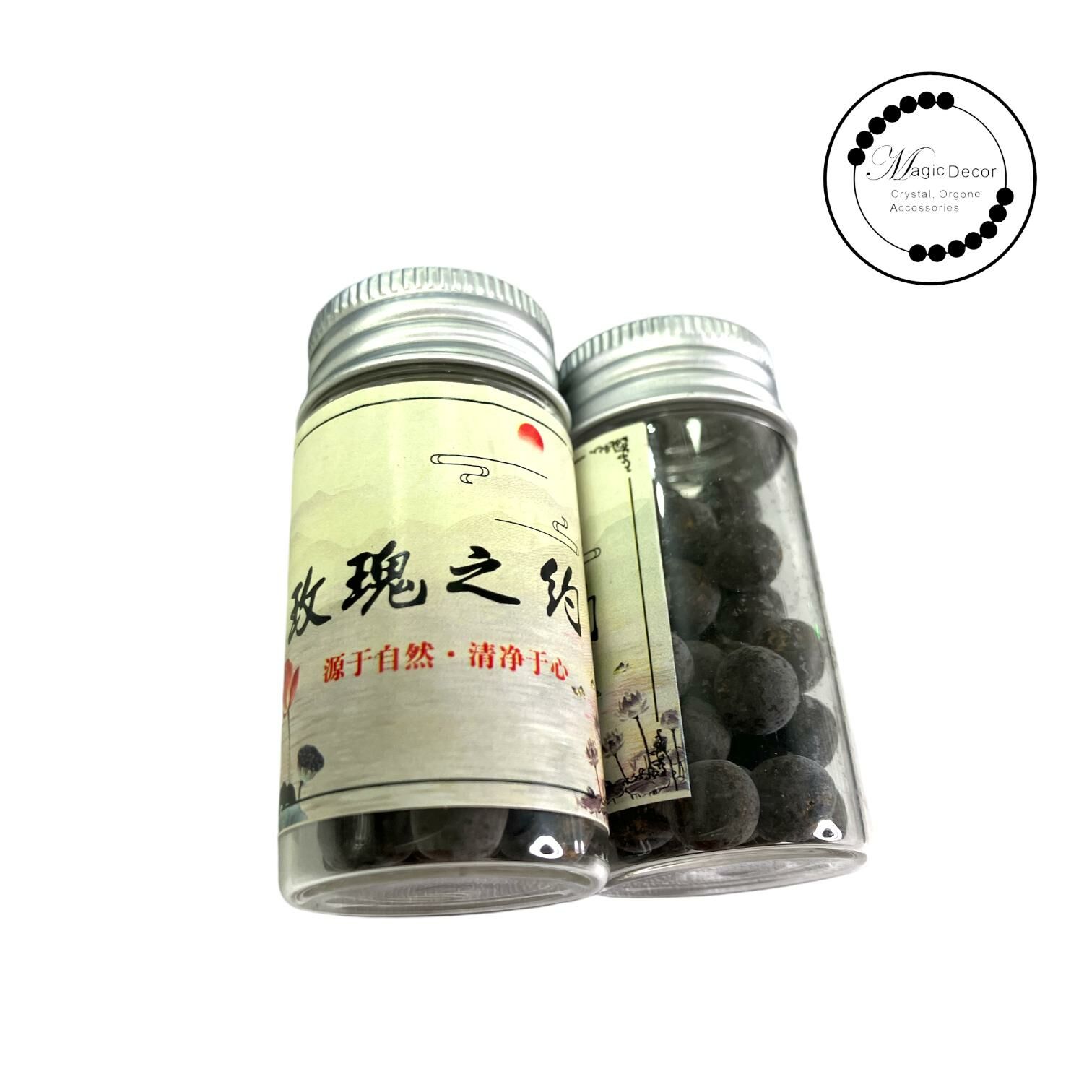 純手工蜂蠟香丸1罐-玫瑰