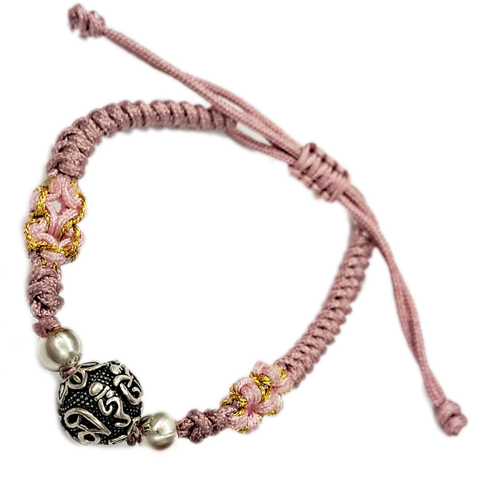 六字真言{純銀} 中國結手鍊【十方】151652