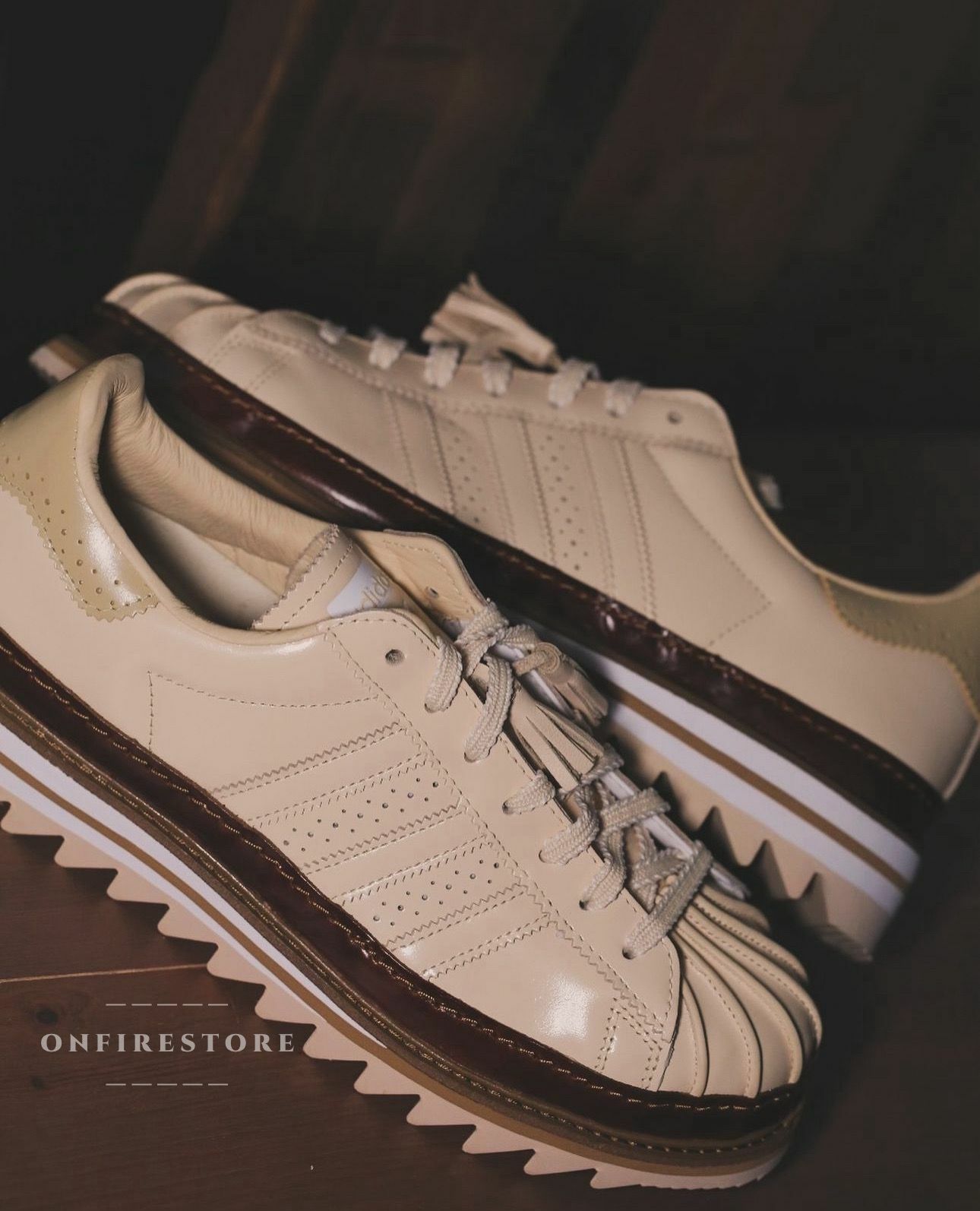 {現貨} CLOT X Adidas Superstar Milk Tea JQ6117