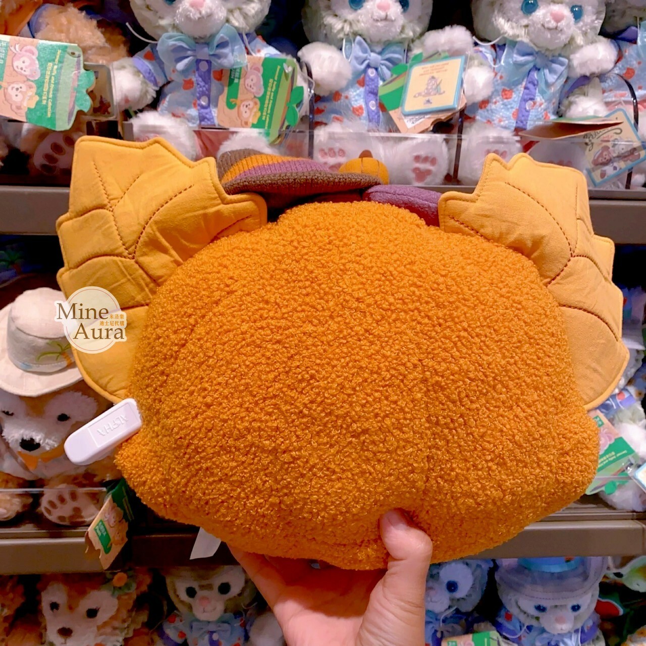 (限時特價) 2024 萬聖節限定 達菲 Duffy 與好友們 玲娜貝兒 Lina bell 大頭造型 抱枕 靠墊 -上海迪士尼樂園