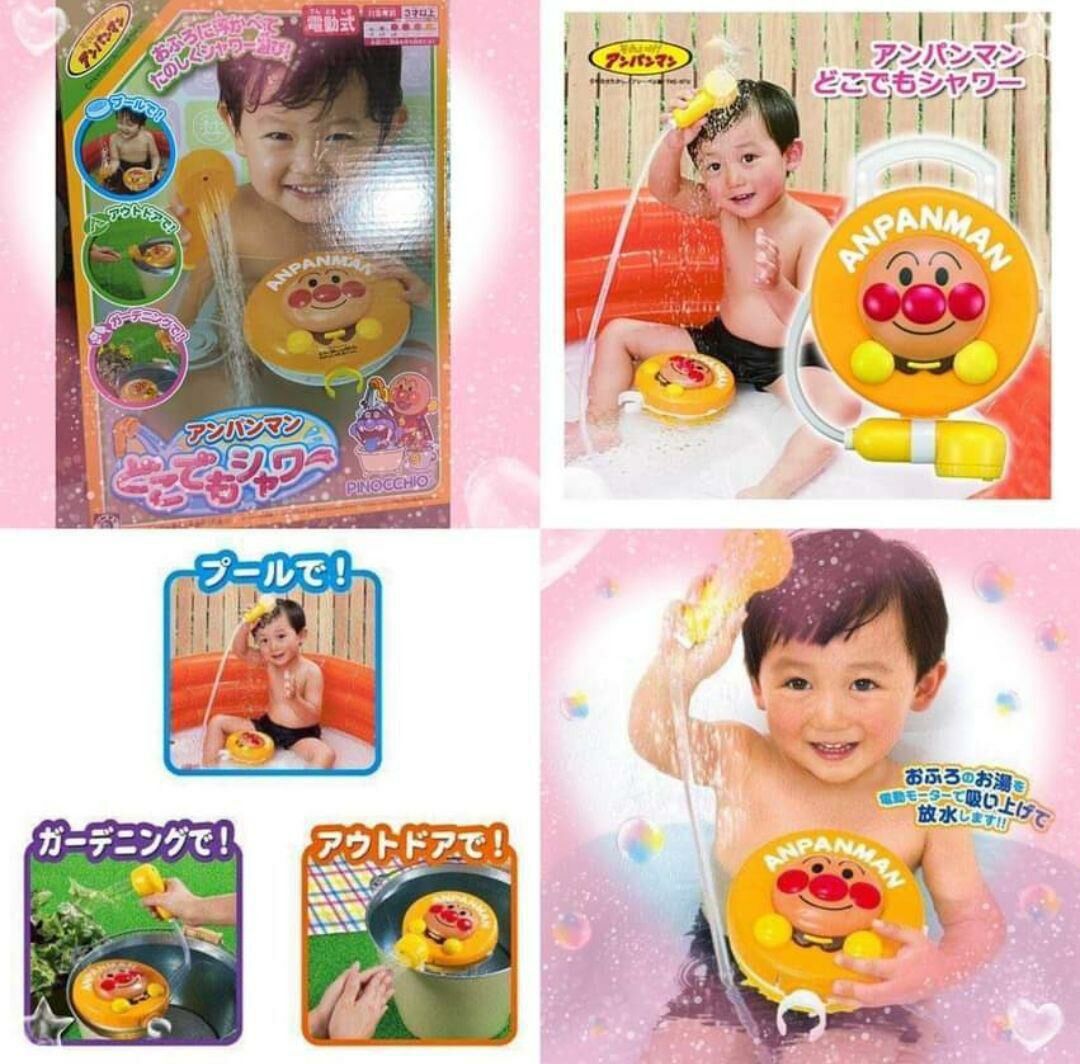 Pinocchio麵包超人 花灑玩具