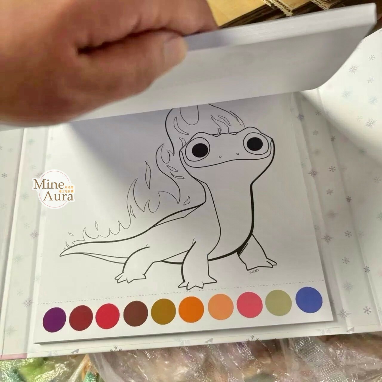 (限時特價) 冰雪奇緣 Frozen 色筆+彩繪本組 -上海迪士尼樂園