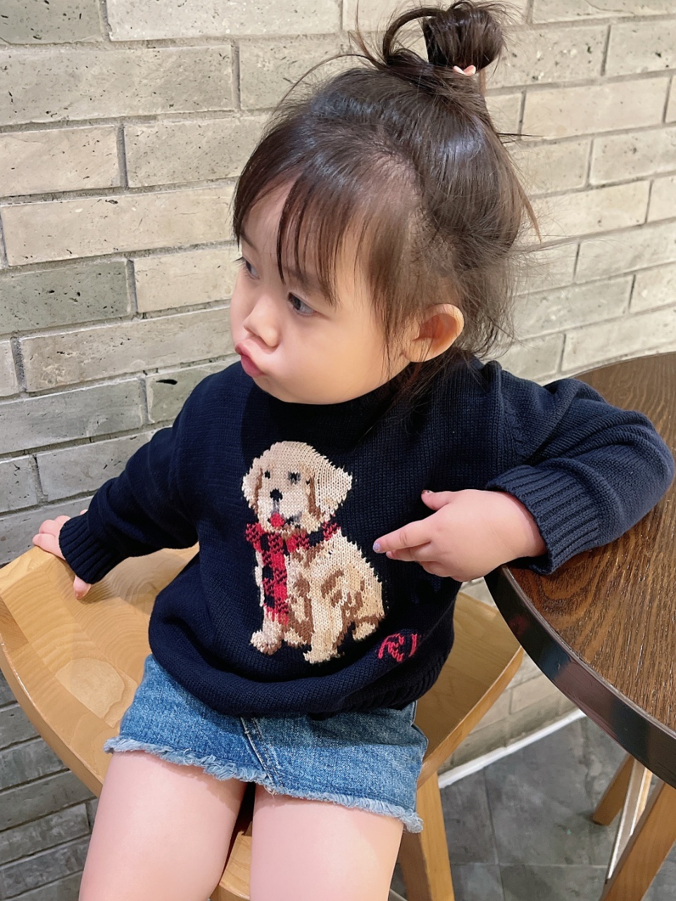 🐎𝐏𝐨𝐥𝐨 𝐑𝐚𝐥𝐩𝐡 𝐋𝐚𝐮𝐫𝐞𝐧 圍巾小狗針織毛衣 親子裝 第3團