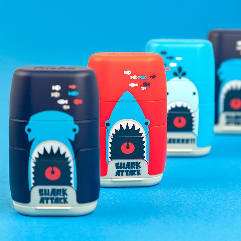 MILAN COMPACT橡皮擦+削筆器_鯊客嘟嘟(3色可選)