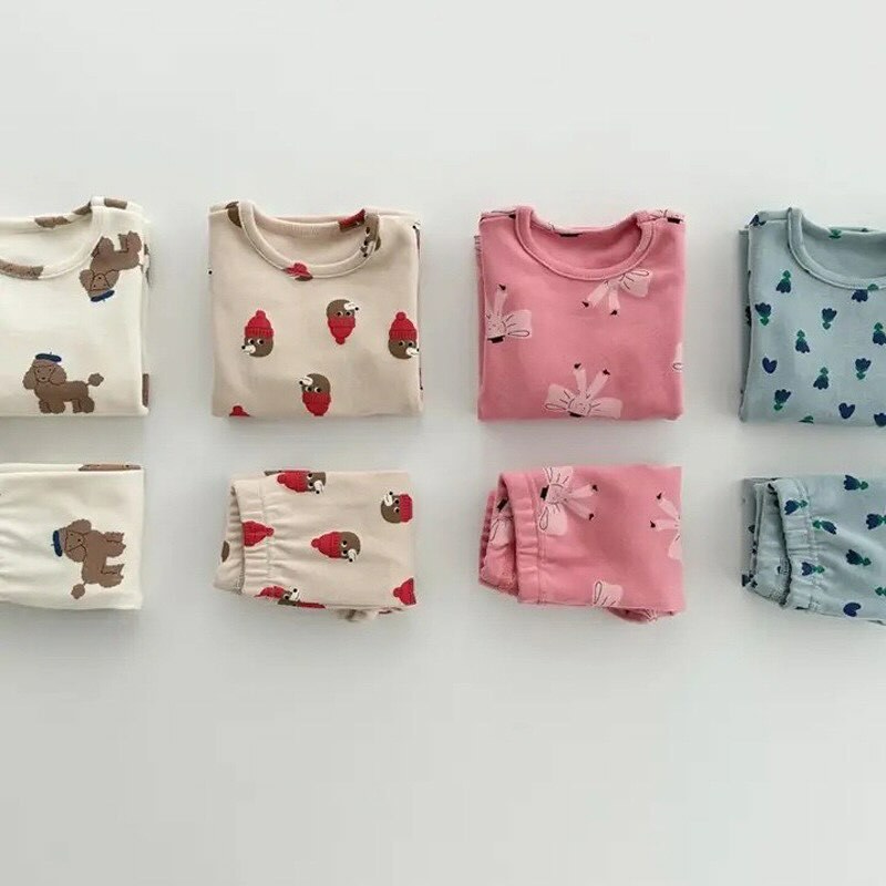 純棉四色家居服套裝