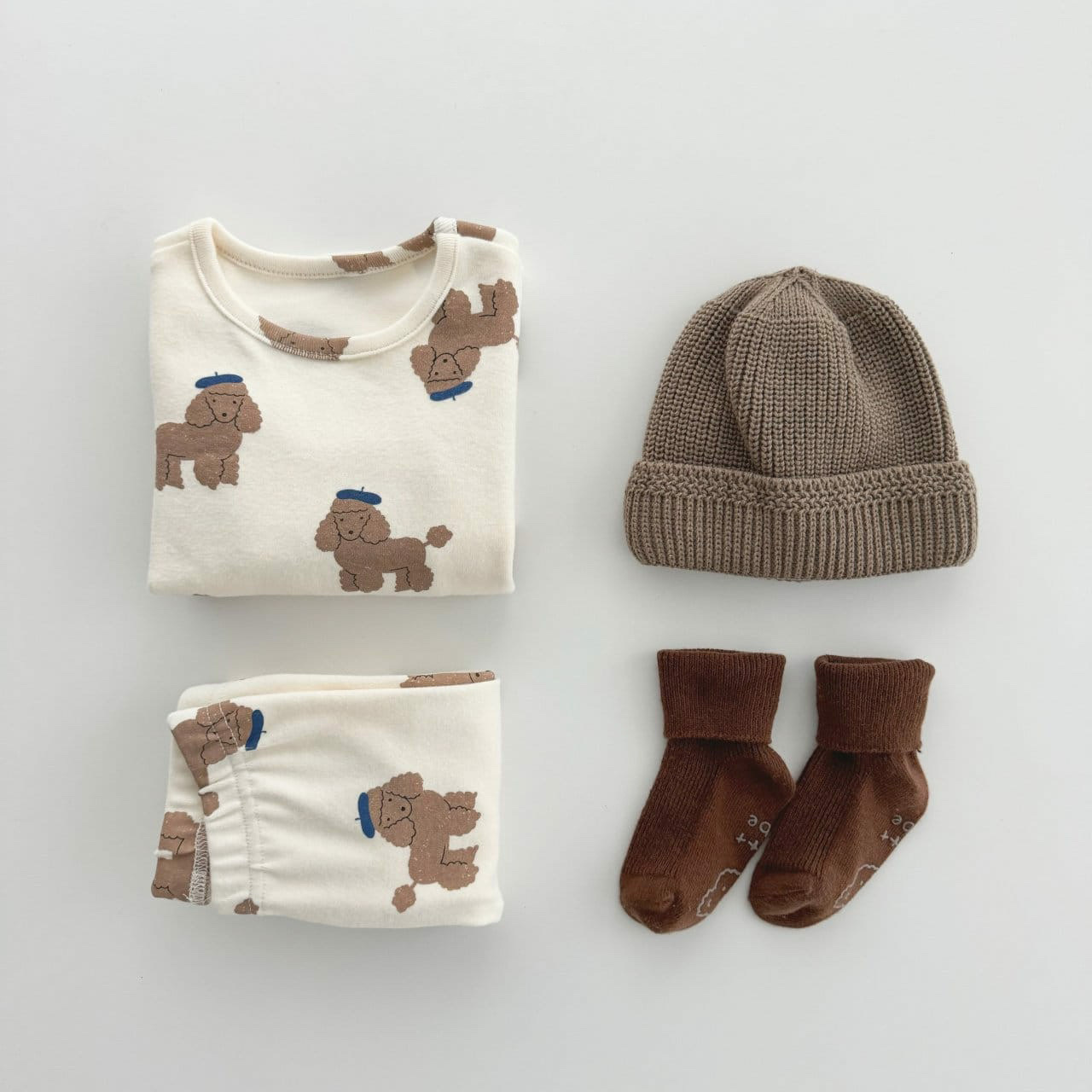 純棉四色家居服套裝