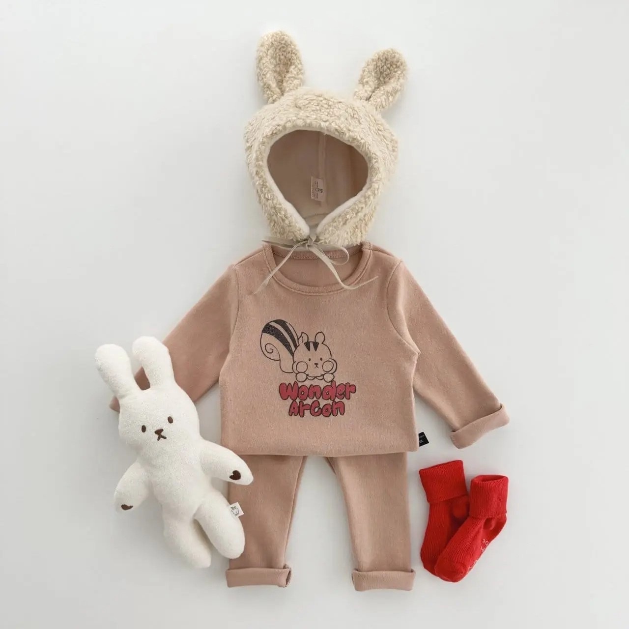 四色羊毛拉架護肚套裝