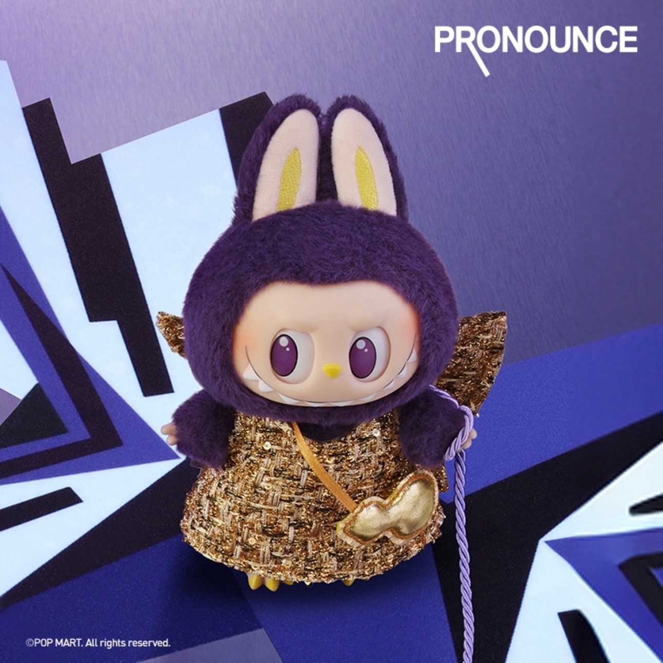 POPMART泡泡瑪特 LABUBU x PRONOUNCE-WINGS OF FORTUNE 米蘭吊飾