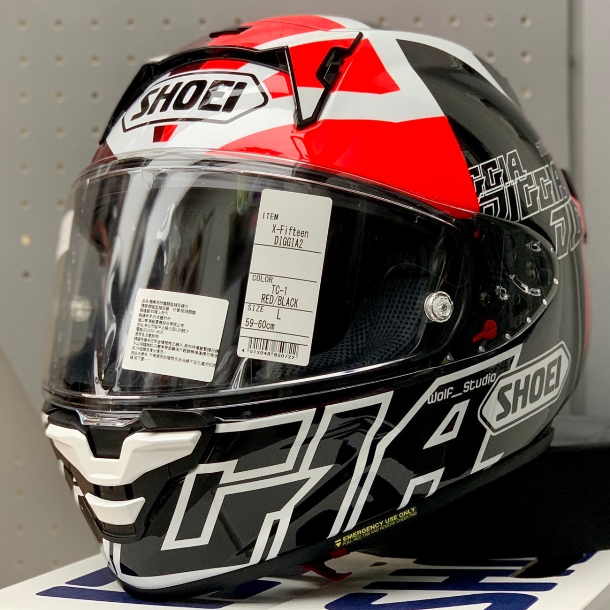 SHOEI】X-FIFTEEN (X-15) DIGGIA 2 TC-1 全罩安全帽/頂級賽道帽